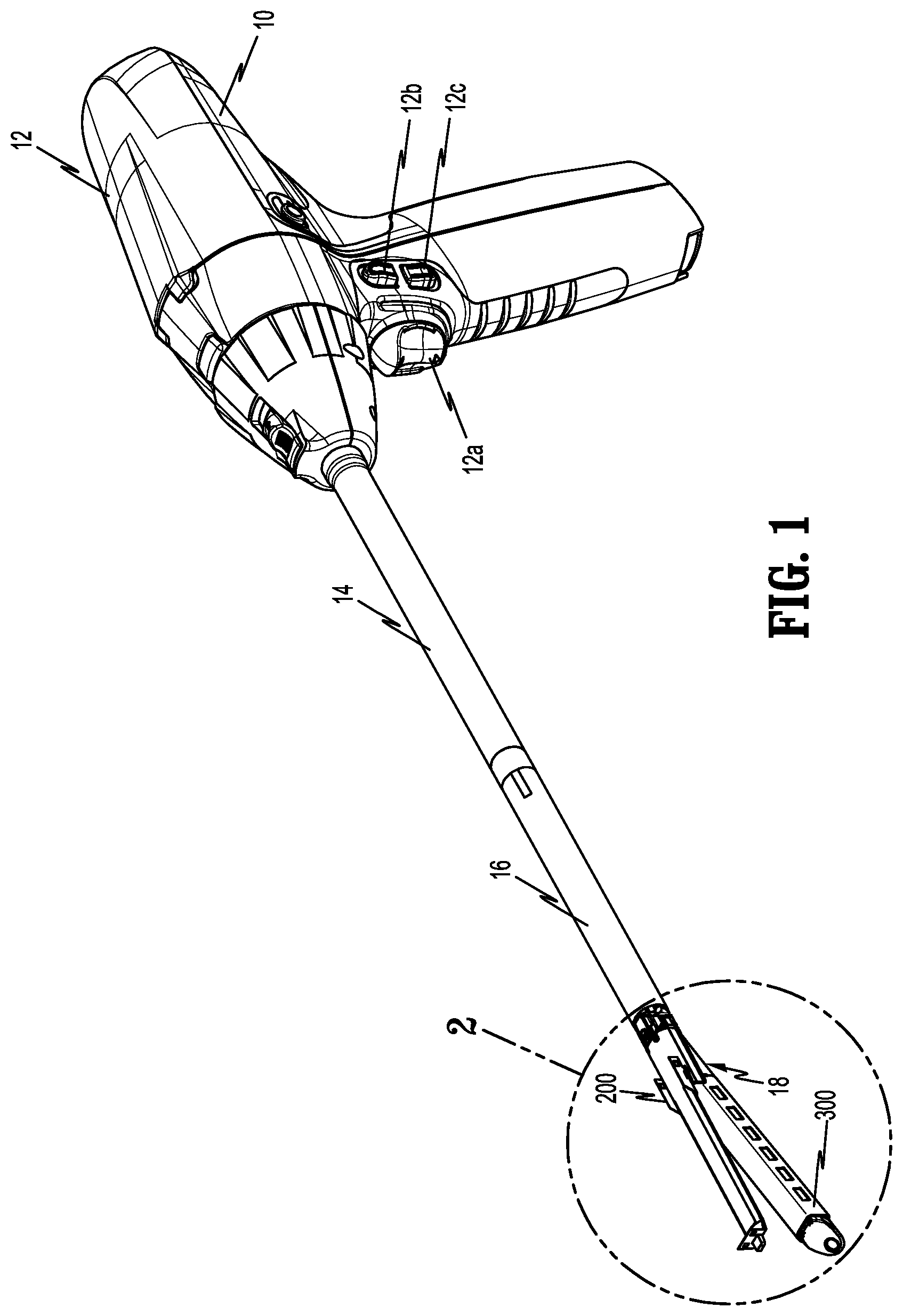 Patent US12376854 Figure 1 – Anvil buttress loading for a surgical stapling apparatus