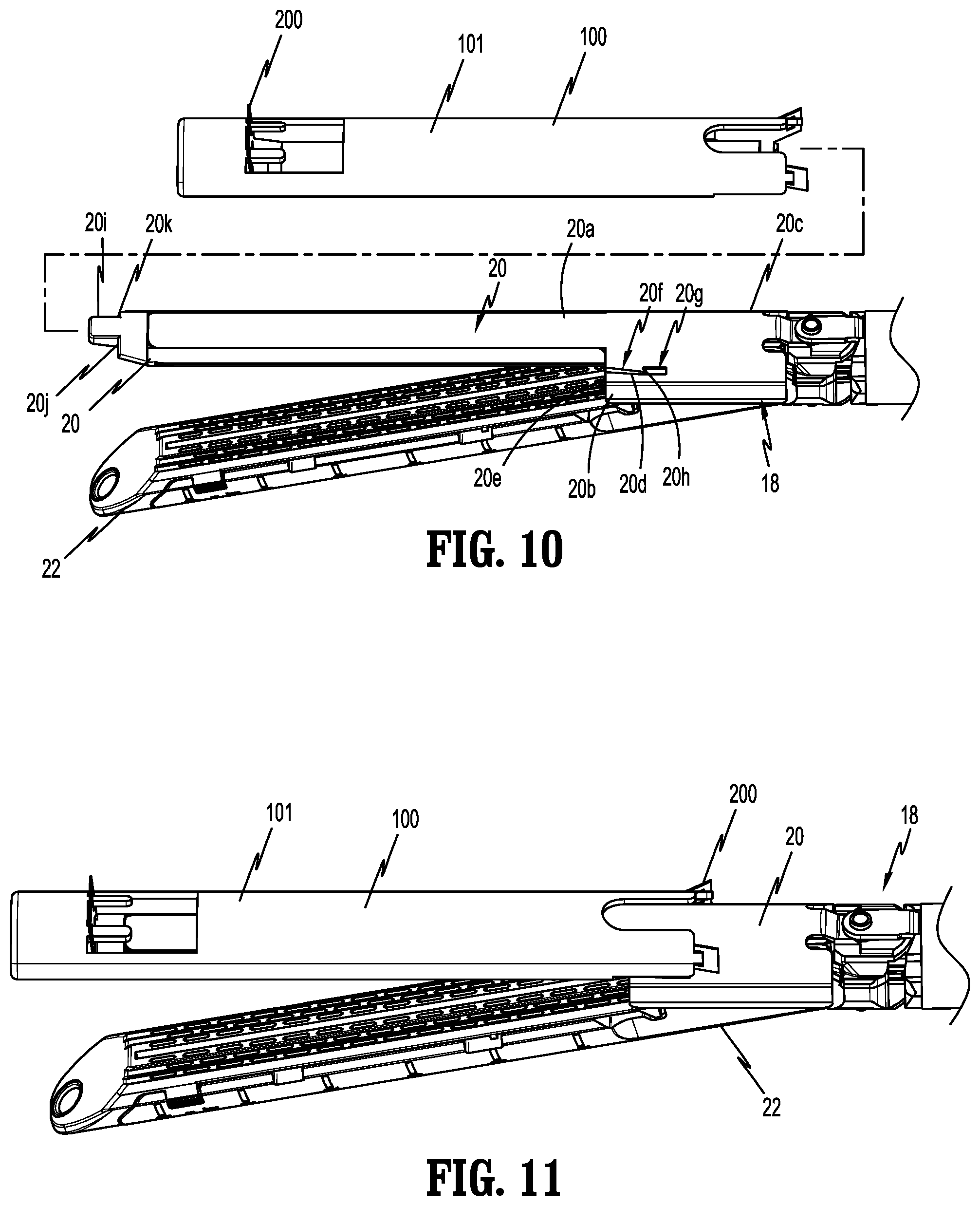Patent US12376854 Figure 6 – Anvil buttress loading for a surgical stapling apparatus