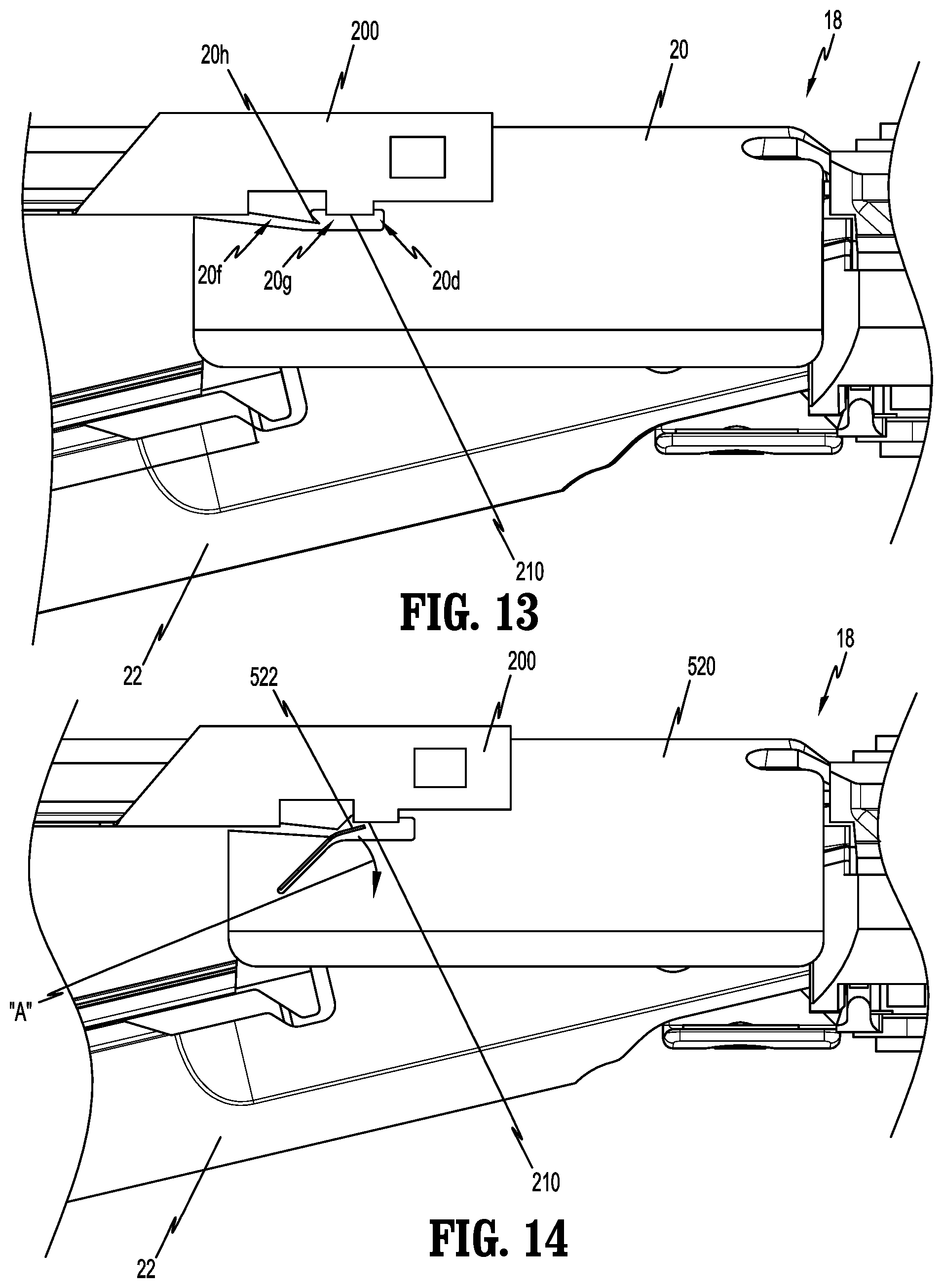Patent US12376854 Figure 8 – Anvil buttress loading for a surgical stapling apparatus