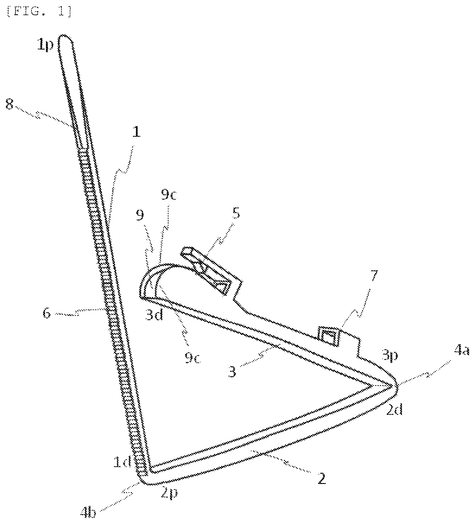Patent US12376864 Figure 1 – Medical instrument suitable for ligature or similar
