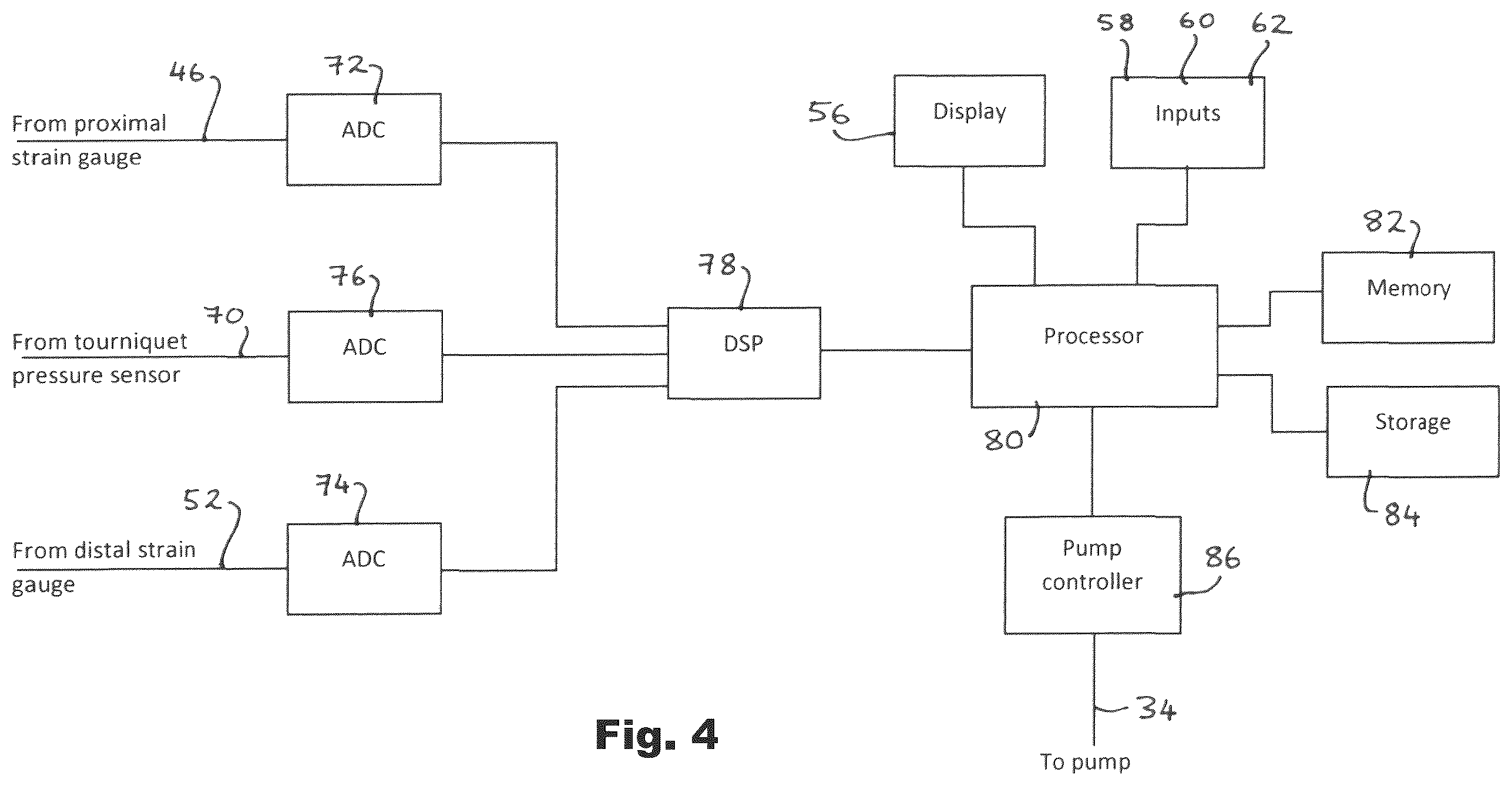 Patent US12376865 Figure 4 – Tourniquet assemblies and systems, and methods for controlling tourniquets