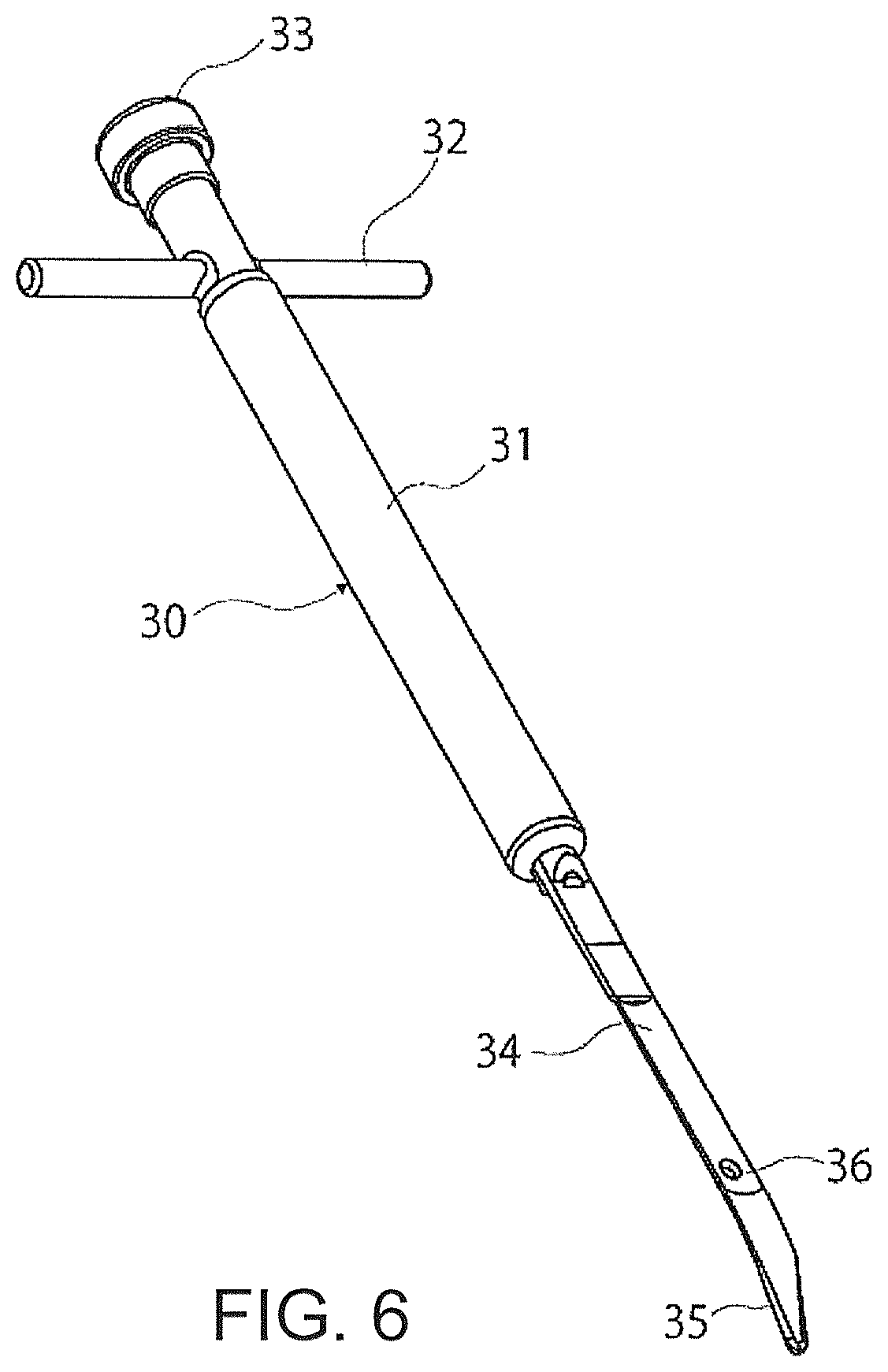 Patent US12376866 Figure 6 – Thin-blade chisel system