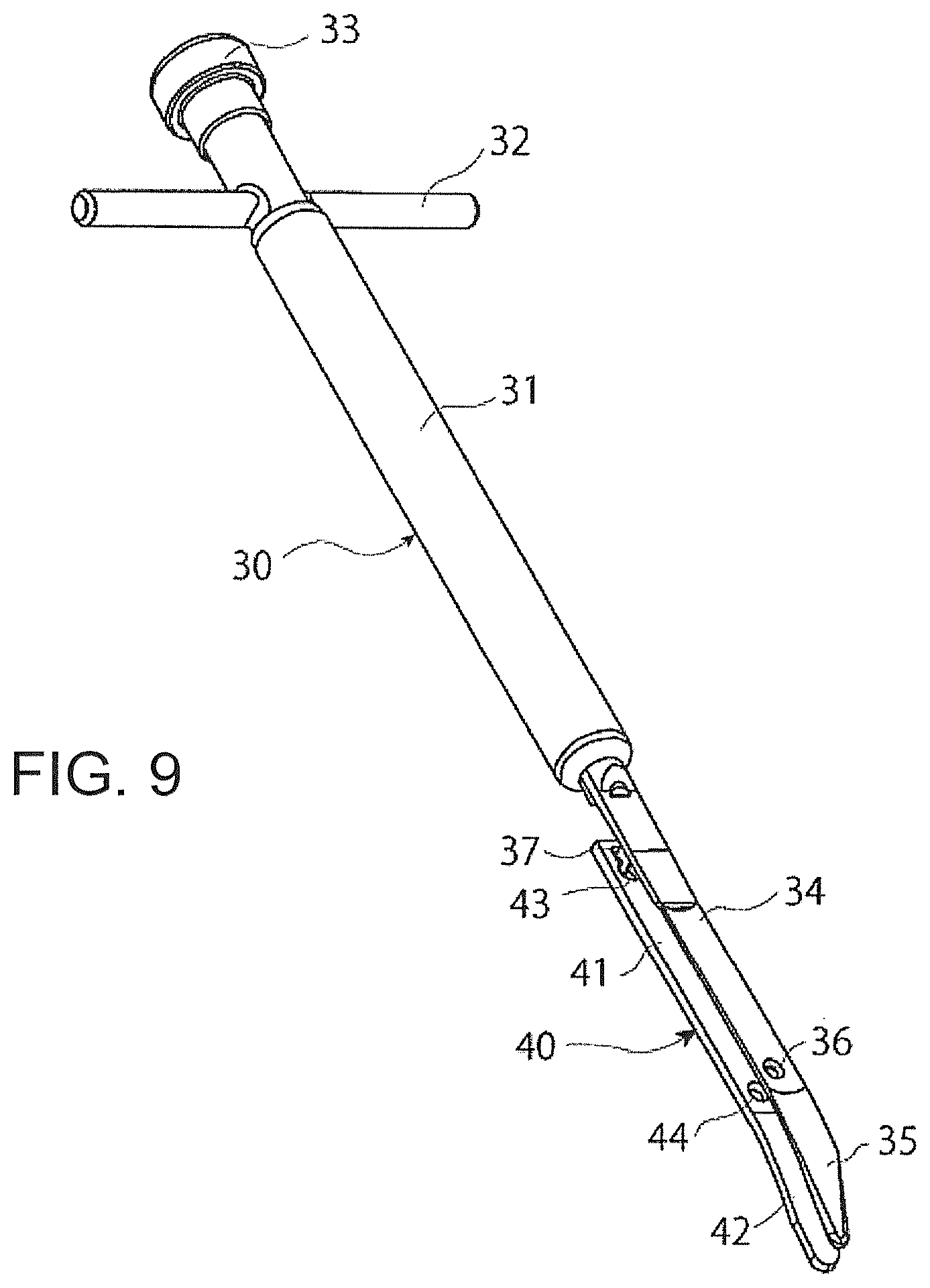 Patent US12376866 Figure 9 – Thin-blade chisel system