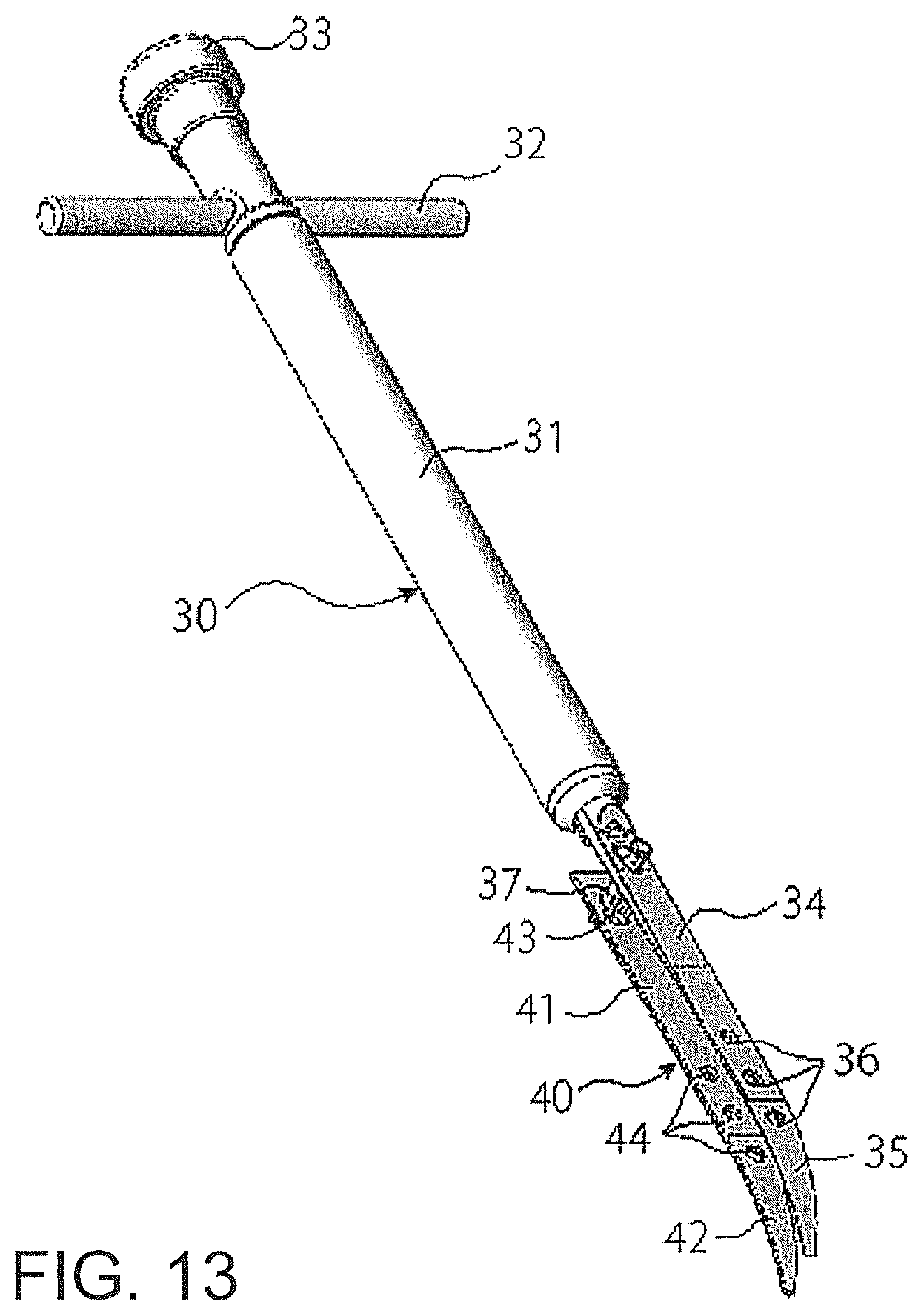 Patent US12376866 Figure 13 – Thin-blade chisel system