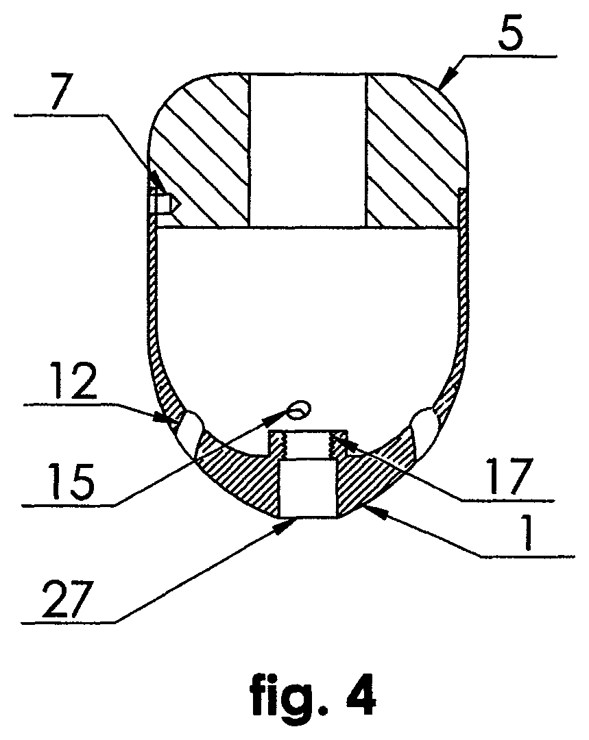 Patent US12376867 Figure 4 – Unit for the reaming of the surface of joint cartilage and of periarticular bone of an acetabulum and femoral head