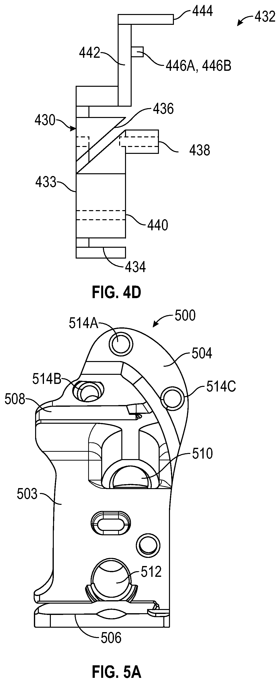 Patent US12376868 Figure 8 – Devices and methods for posterior resection in robotically assisted partial knee arthroplasties