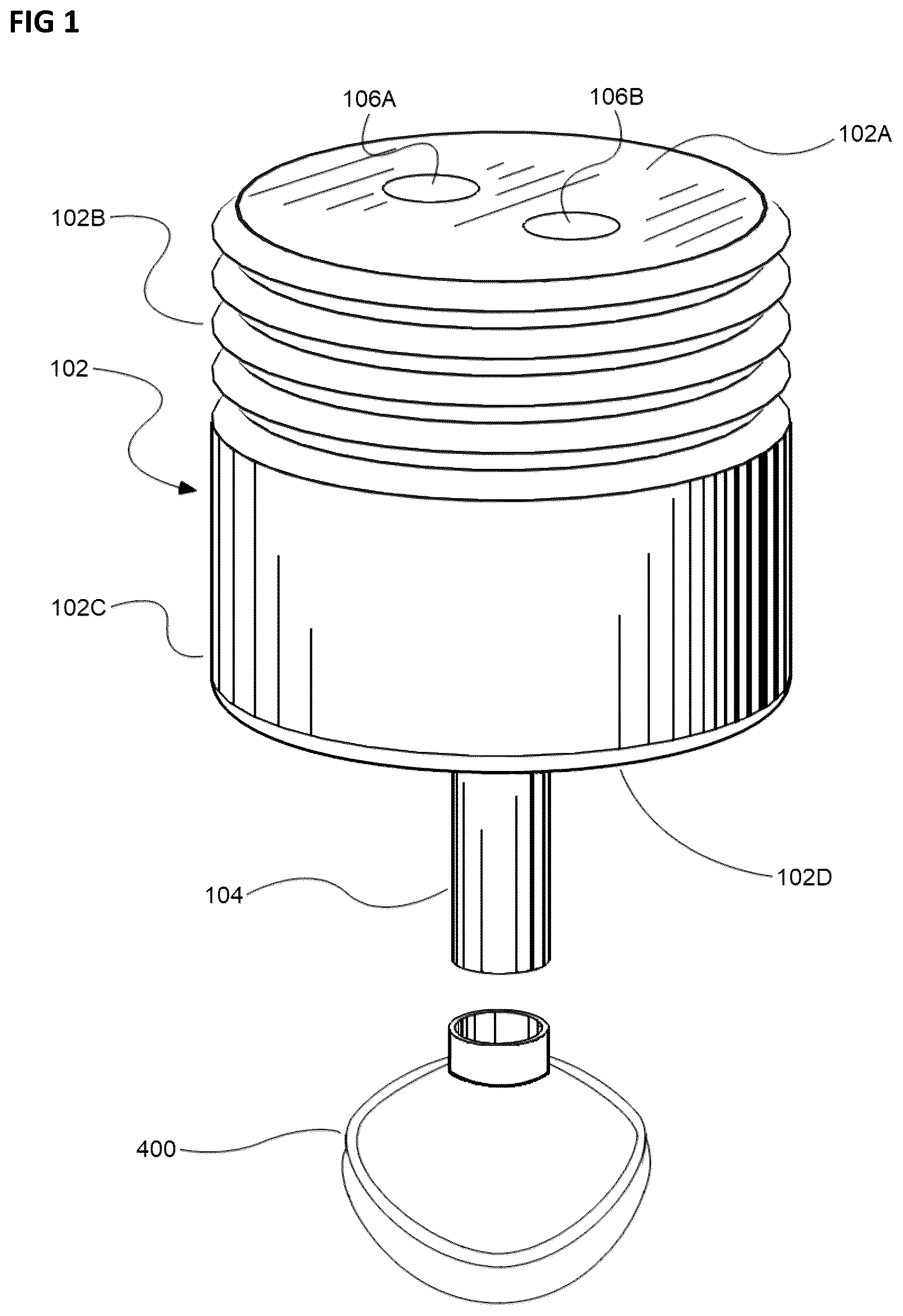 Patent US12376870 Figure 1 – Choking intervention device