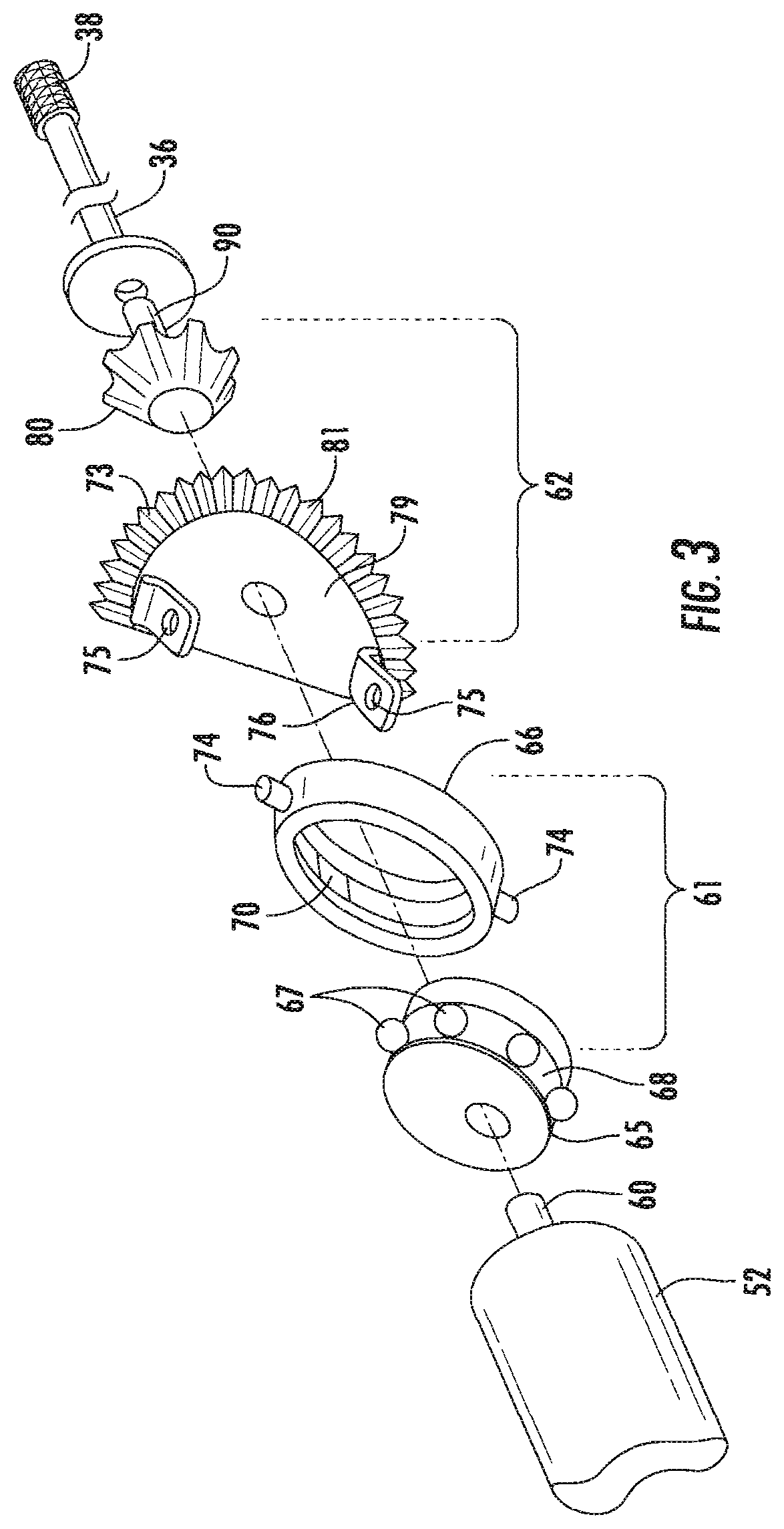 Patent US12376876 Figure 2 – Rotary oscillating and reciprocating surgical tool