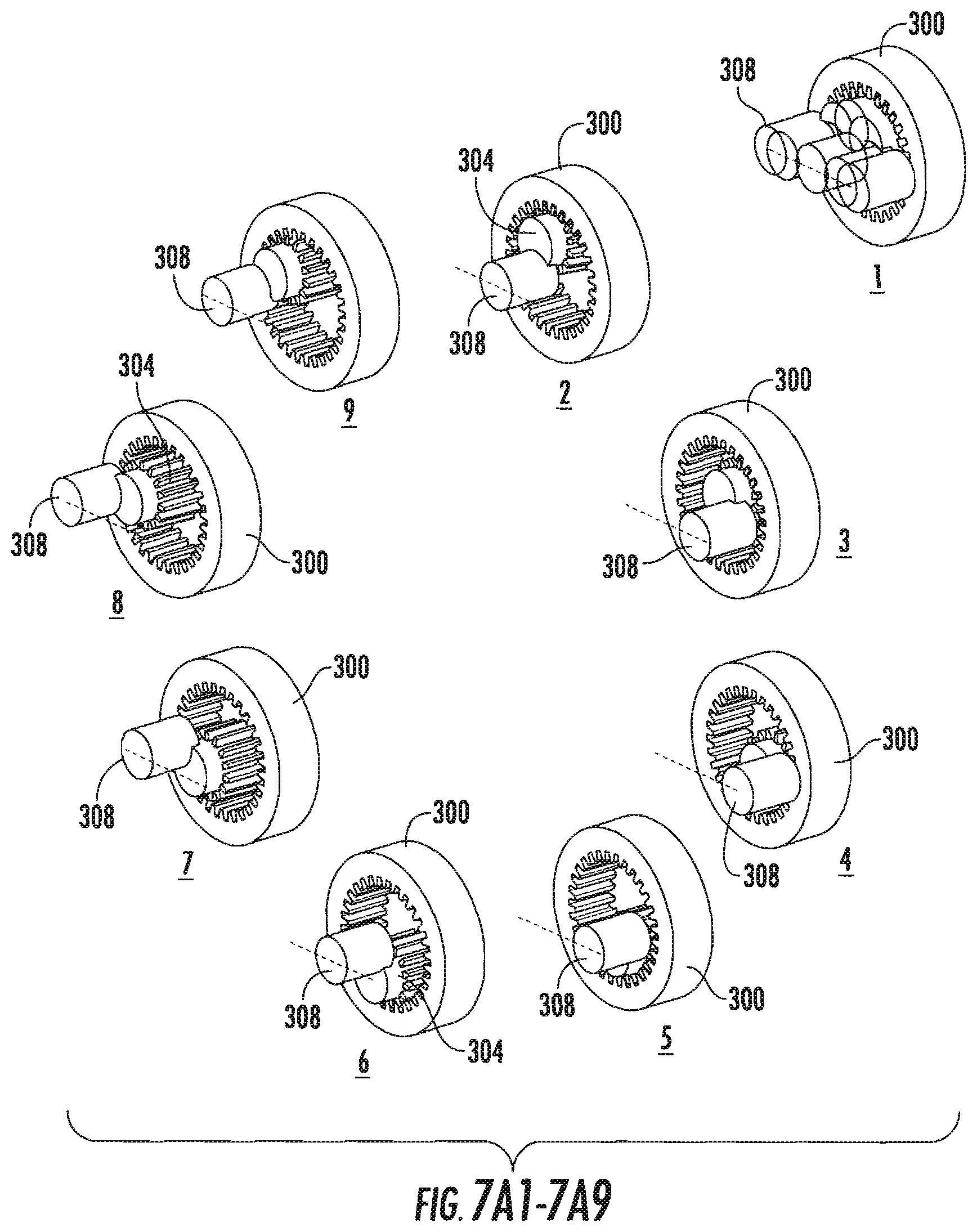 Patent US12376876 Figure 8 – Rotary oscillating and reciprocating surgical tool
