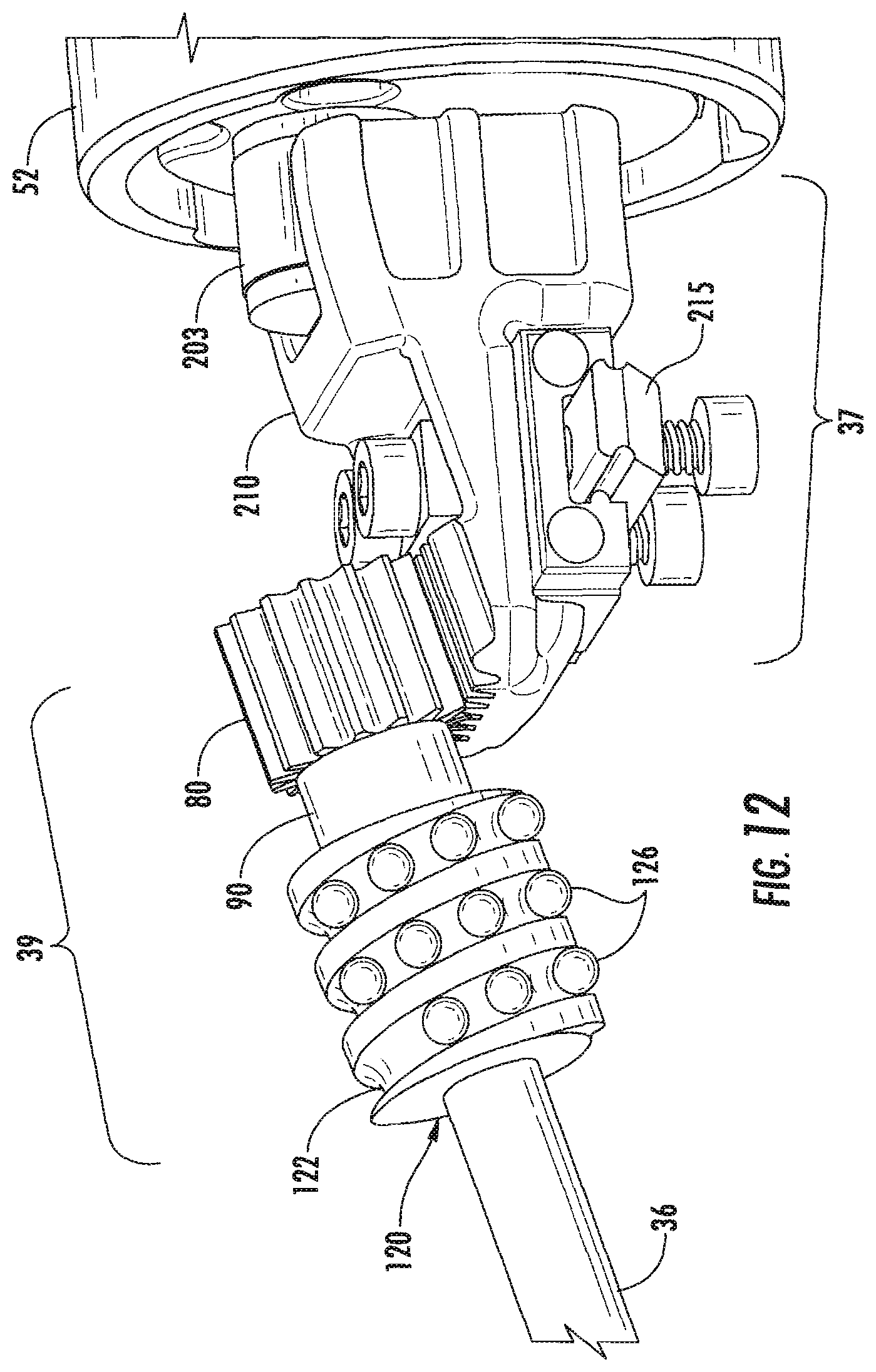 Patent US12376876 Figure 14 – Rotary oscillating and reciprocating surgical tool