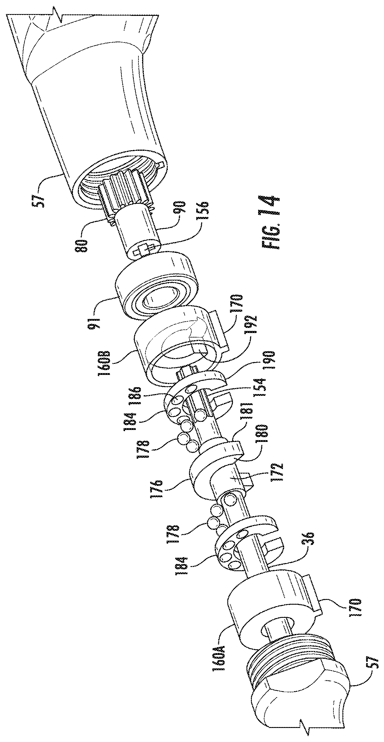 Patent US12376876 Figure 16 – Rotary oscillating and reciprocating surgical tool