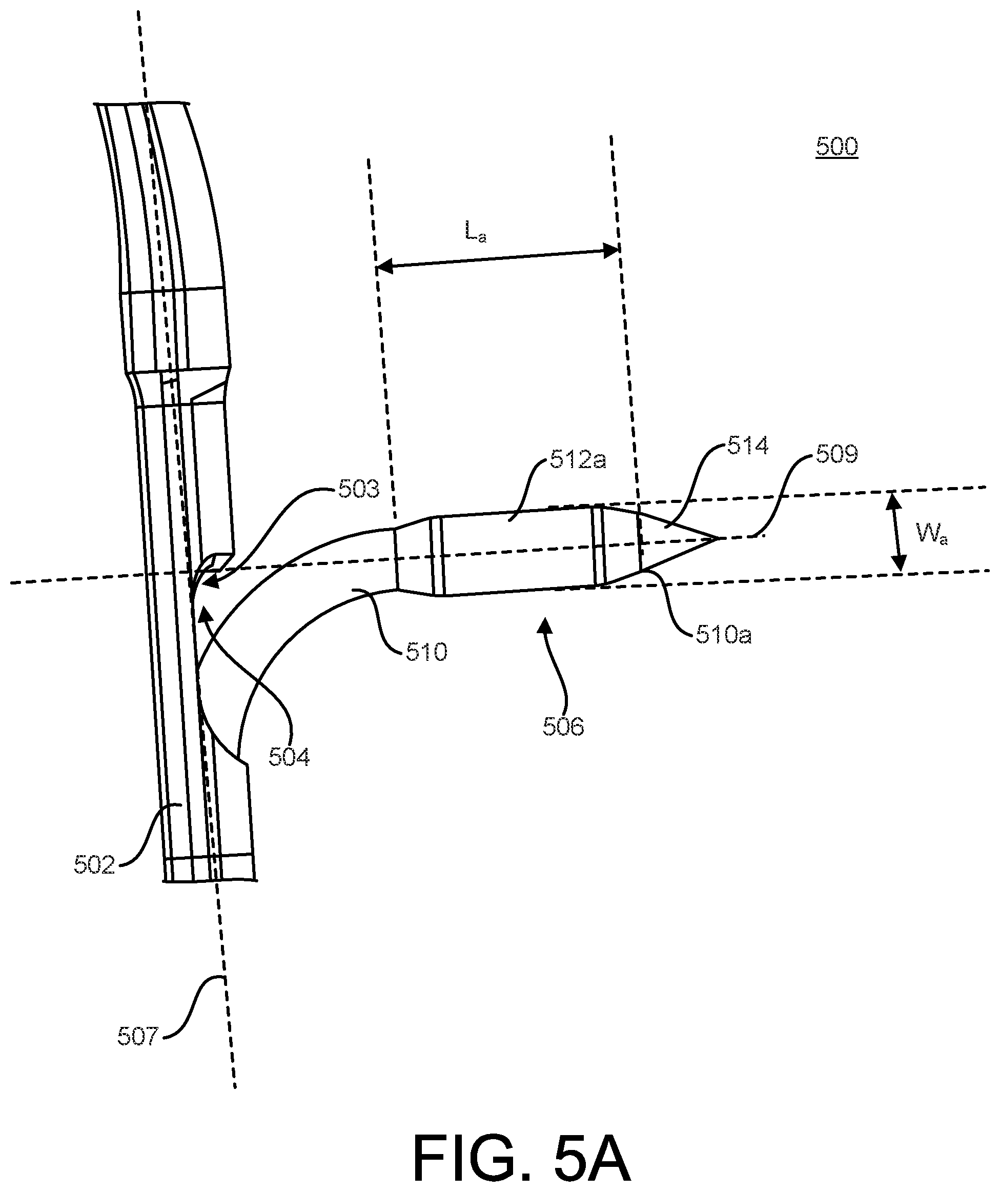 Patent US12376879 Figure 5 – Expandable elements for shunting catheters