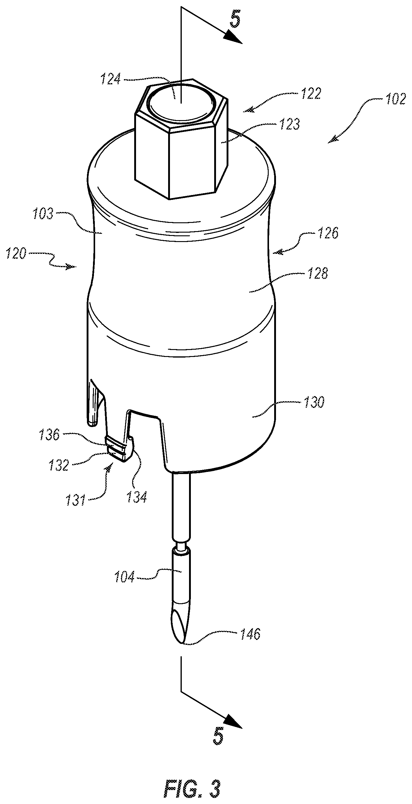 Patent US12376881 Figure 3 – Safety shields for elongated instruments and related systems and methods
