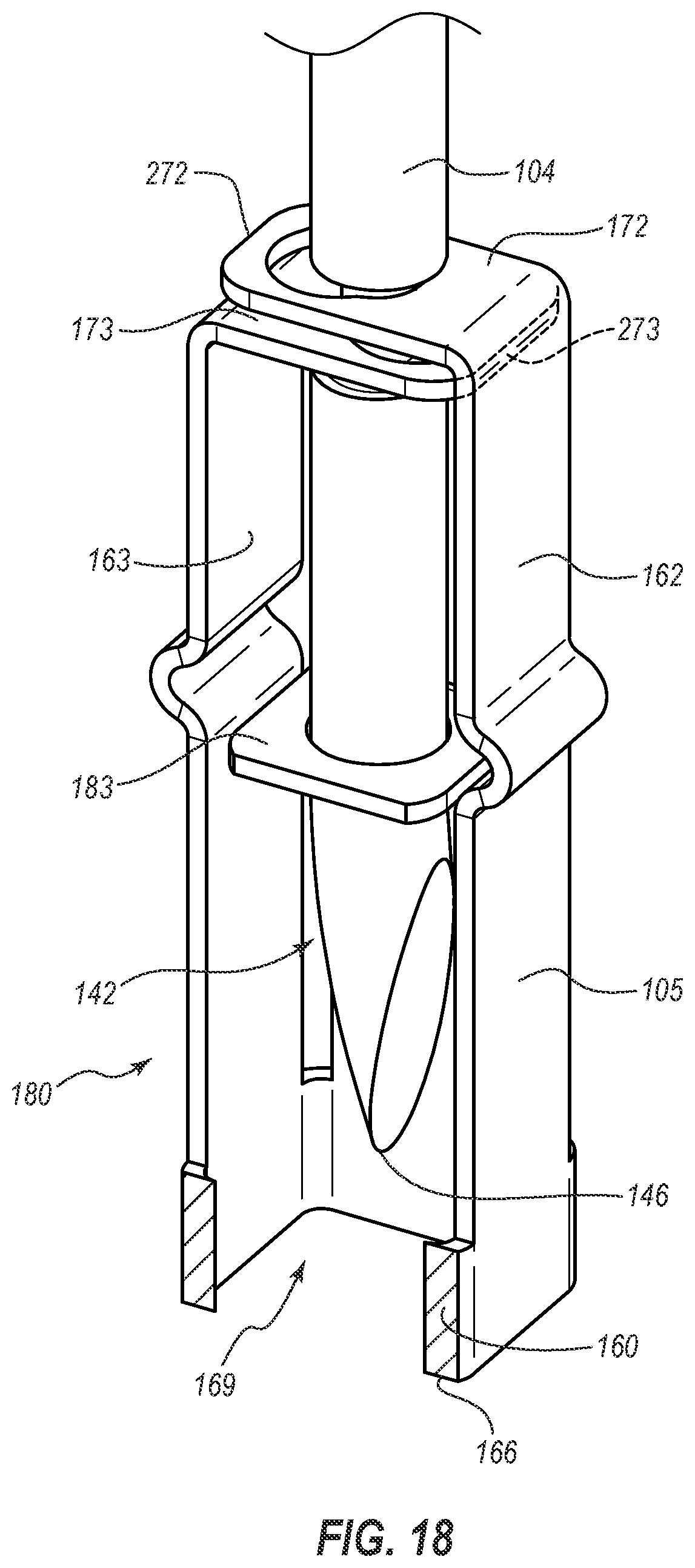 Patent US12376881 Figure 19 – Safety shields for elongated instruments and related systems and methods