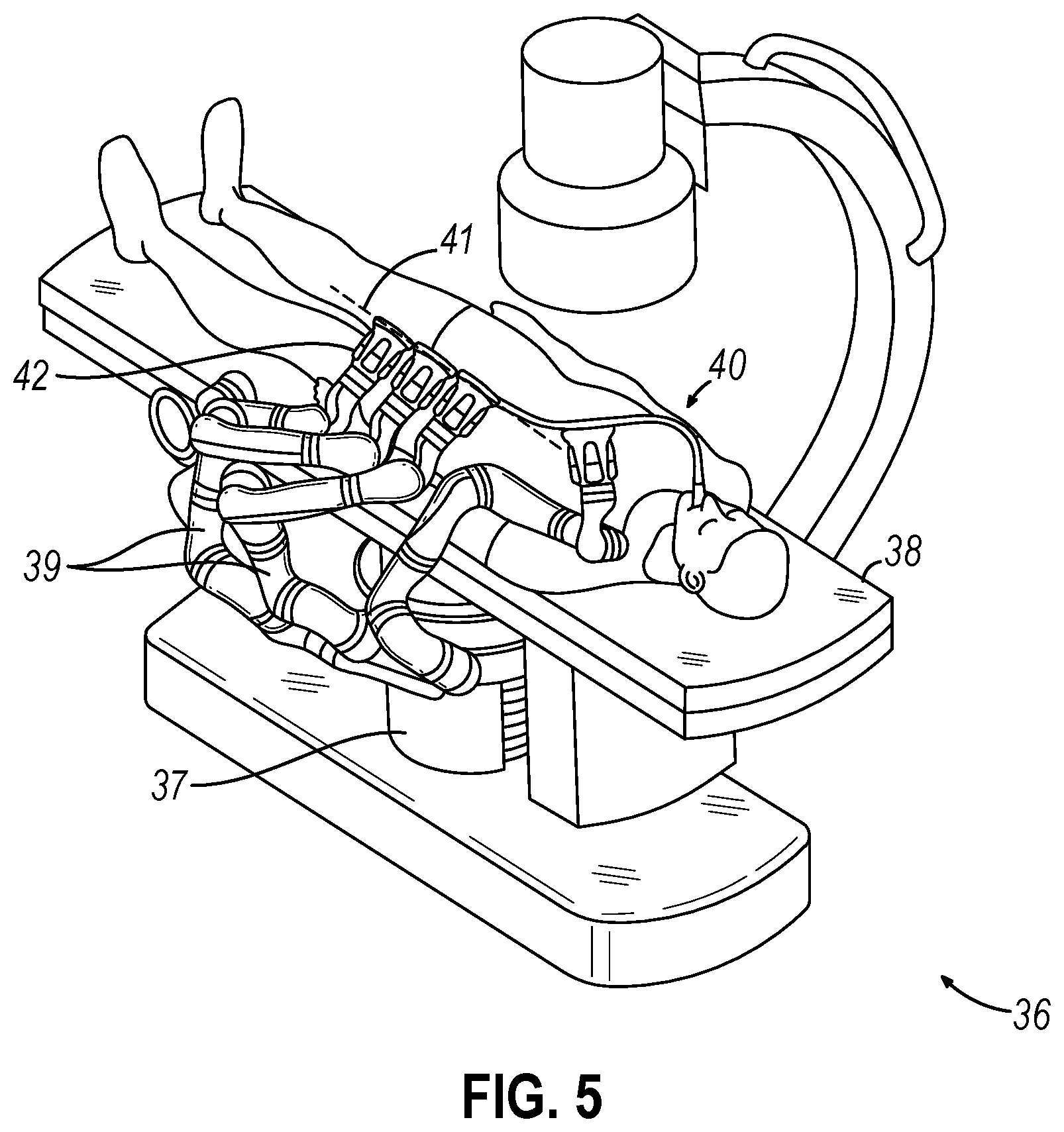 Patent US12376883 Figure 5 – Uterine manipulator control with presentation of critical structures