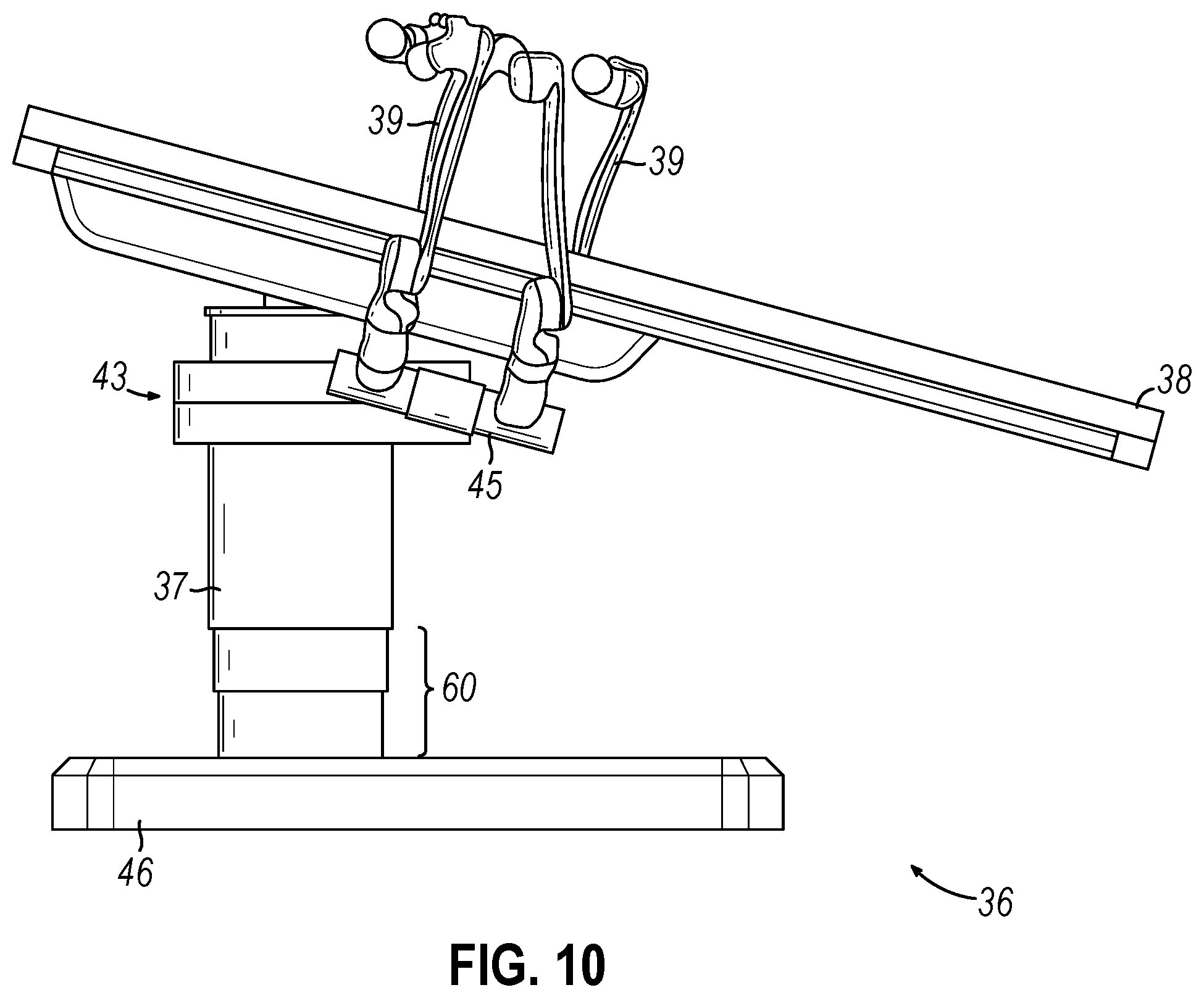 Patent US12376883 Figure 10 – Uterine manipulator control with presentation of critical structures