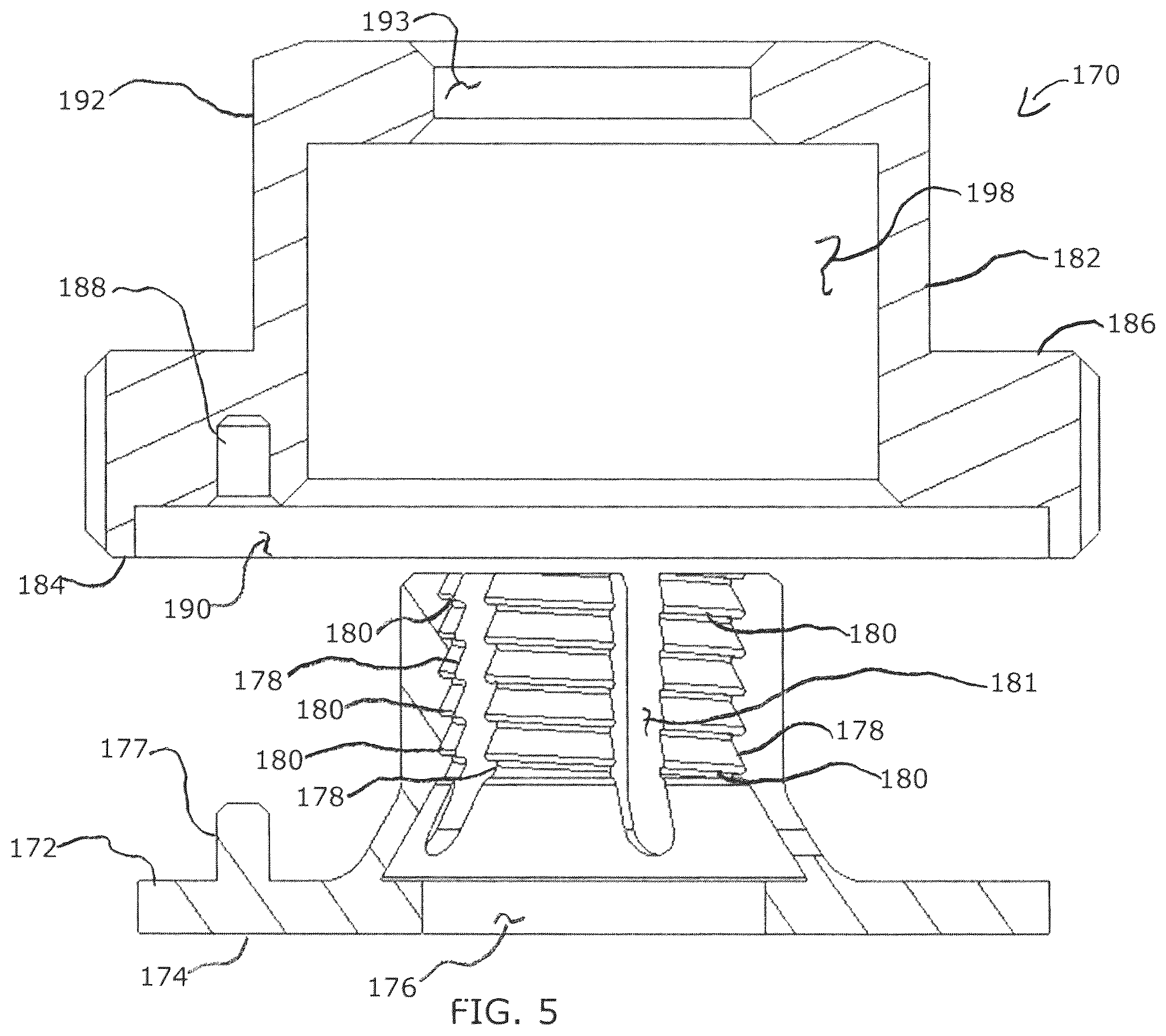 Patent US12376885 Figure 6 – External fixator assembly