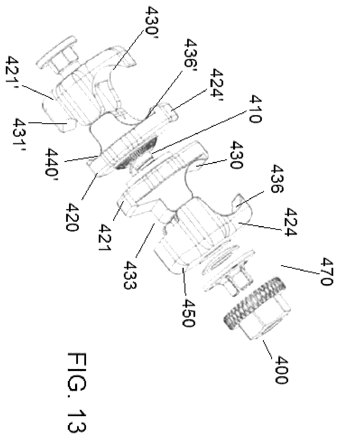 Patent US12376885 Figure 15 – External fixator assembly