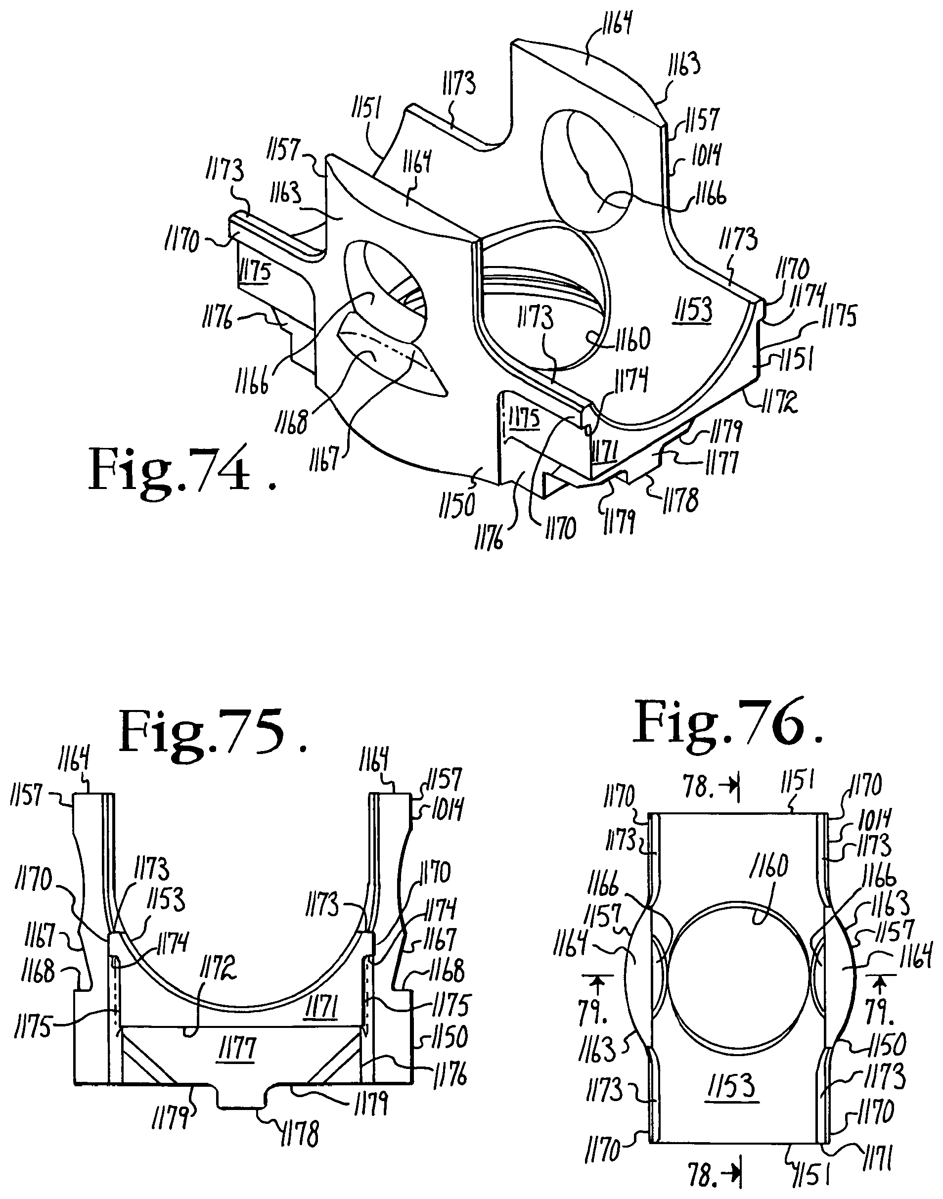 Patent US12376886 Figure 20 – Pivotal bone anchor assembly with retainer pre-positioned in expansion chamber and tool-deployable insert