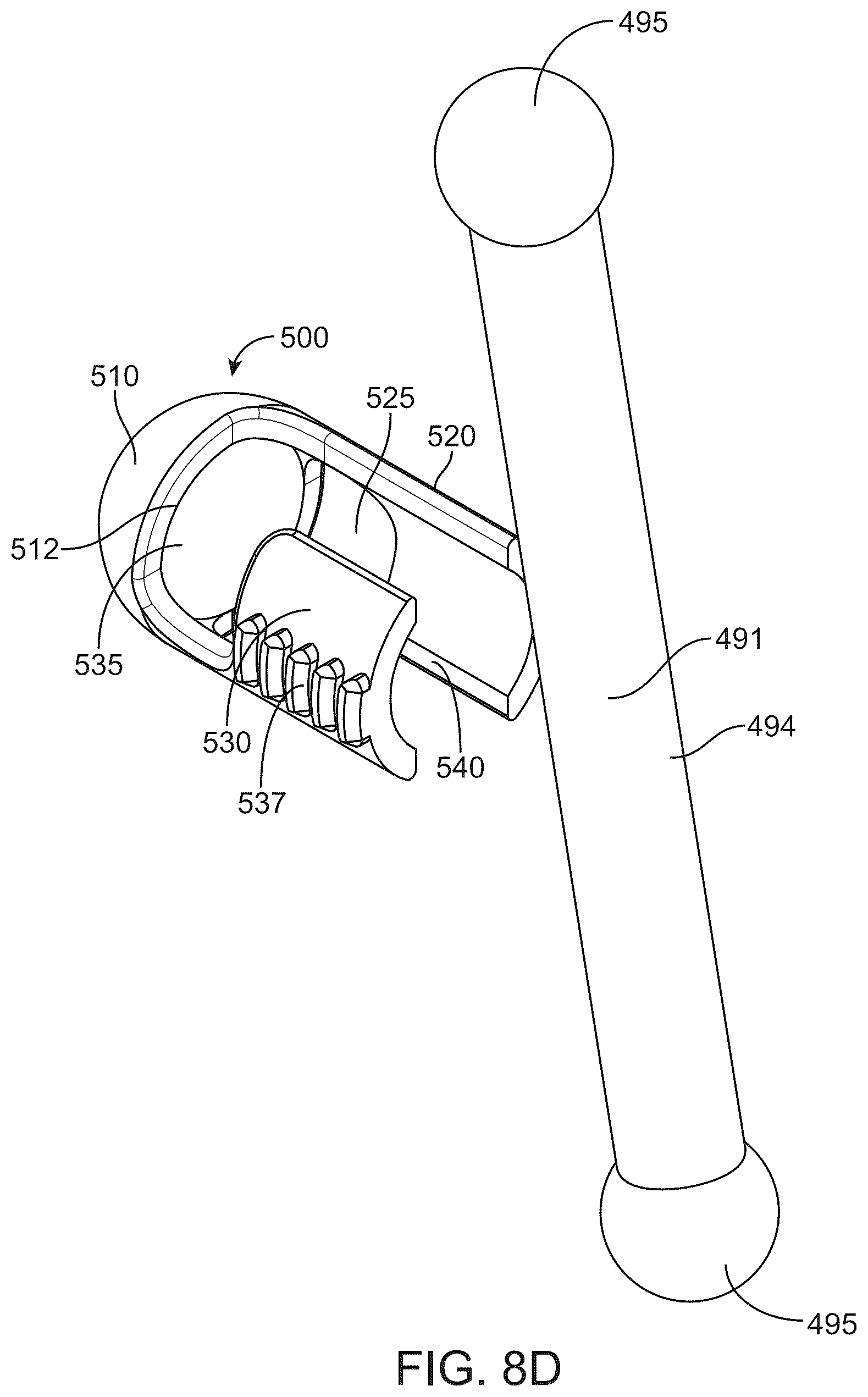 Patent US12376890 Figure 7 – Dynamic and non-dynamic interspinous fusion implant and bone growth stimulation system