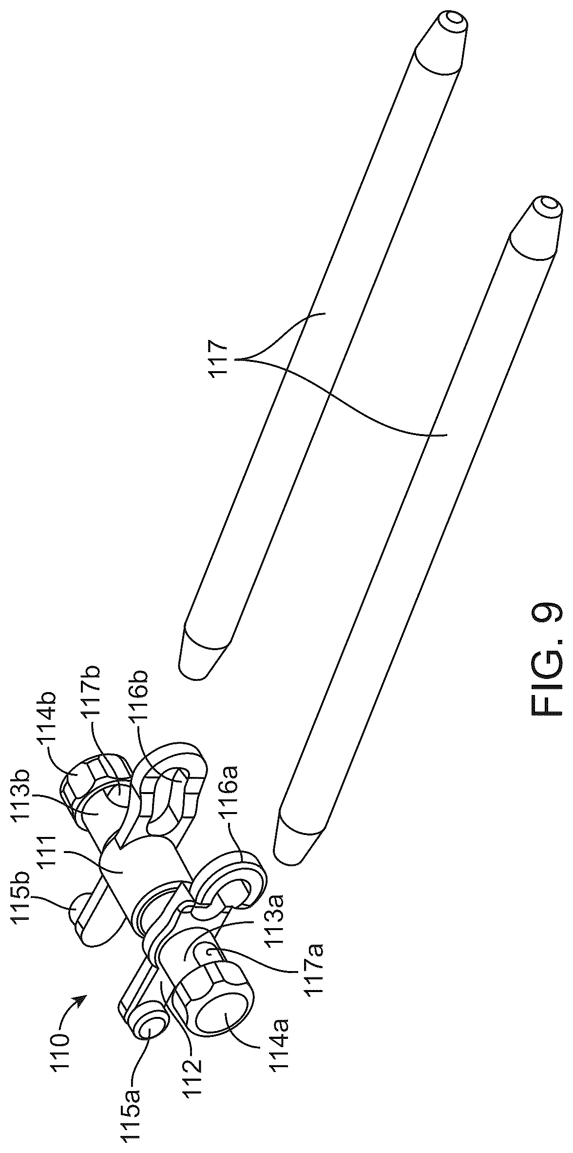 Patent US12376890 Figure 10 – Dynamic and non-dynamic interspinous fusion implant and bone growth stimulation system
