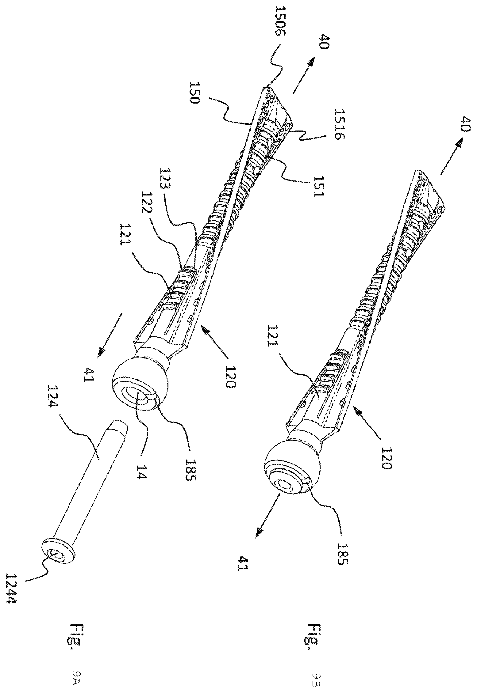 Patent US12376892 Figure 9 – Bone-anchoring device for a pedicle access