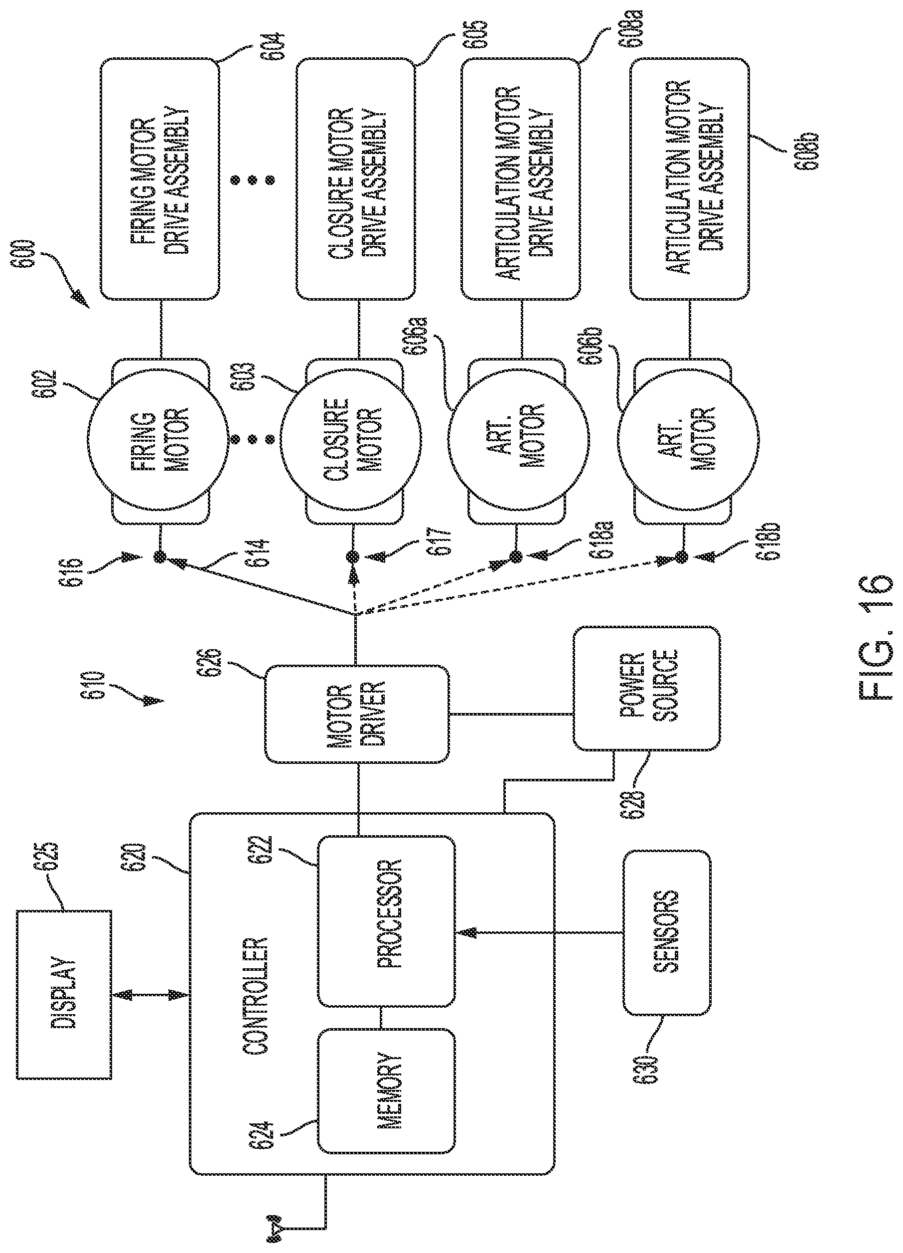 Patent US12376896 Figure 13 – Power and communication mitigation arrangement for modular surgical energy system