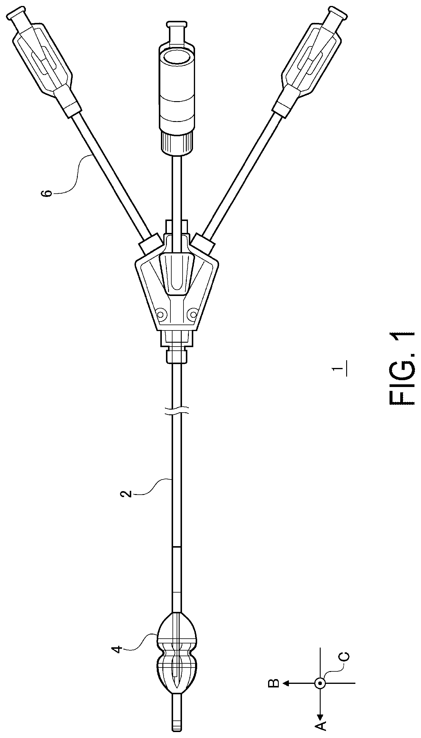 Patent US12376902 Figure 1 – Balloon-type electrode catheter and method of actuating balloon-type electrode catheter