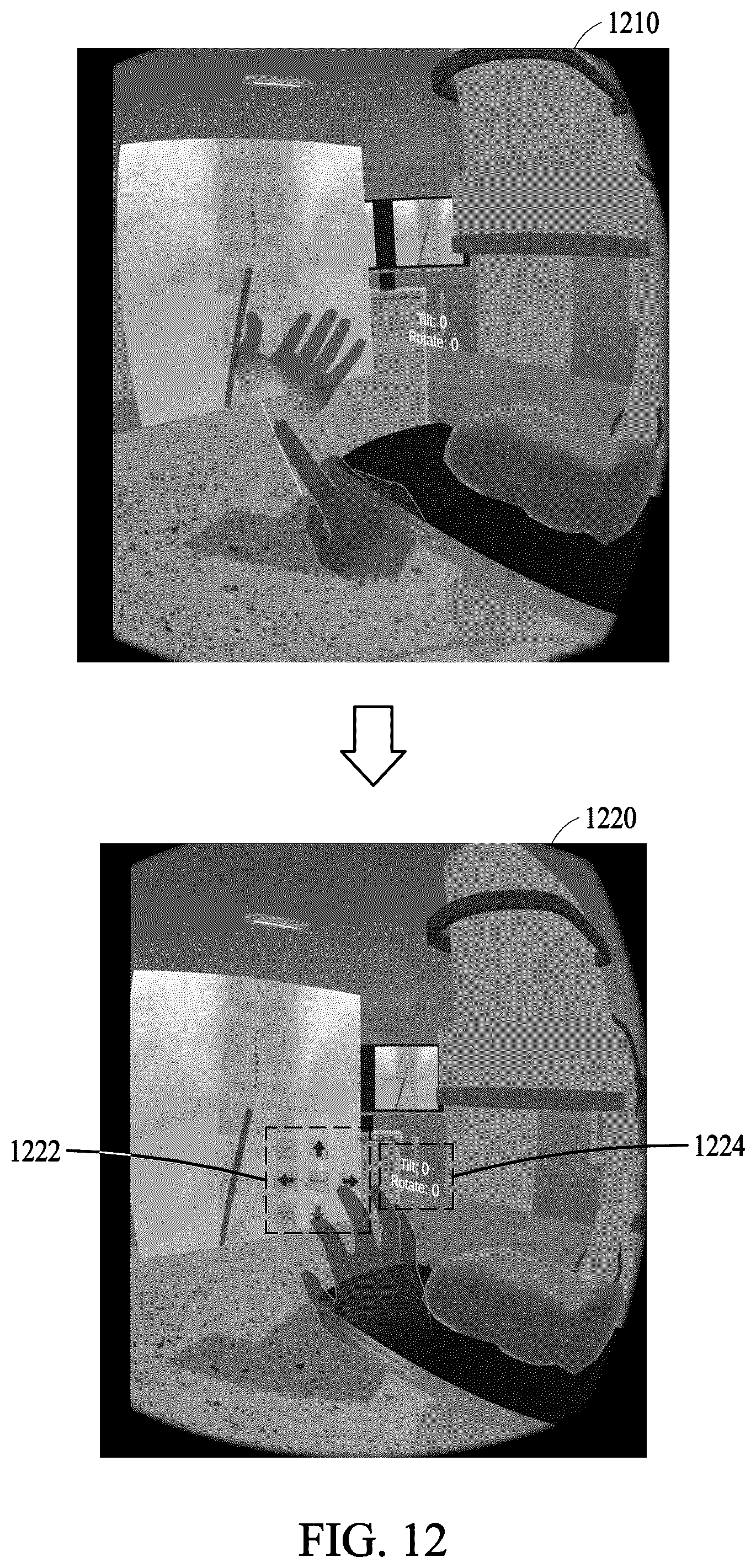 Patent US12376906 Figure 12 – Method and apparatus for surgical procedure simulation based on virtual reality