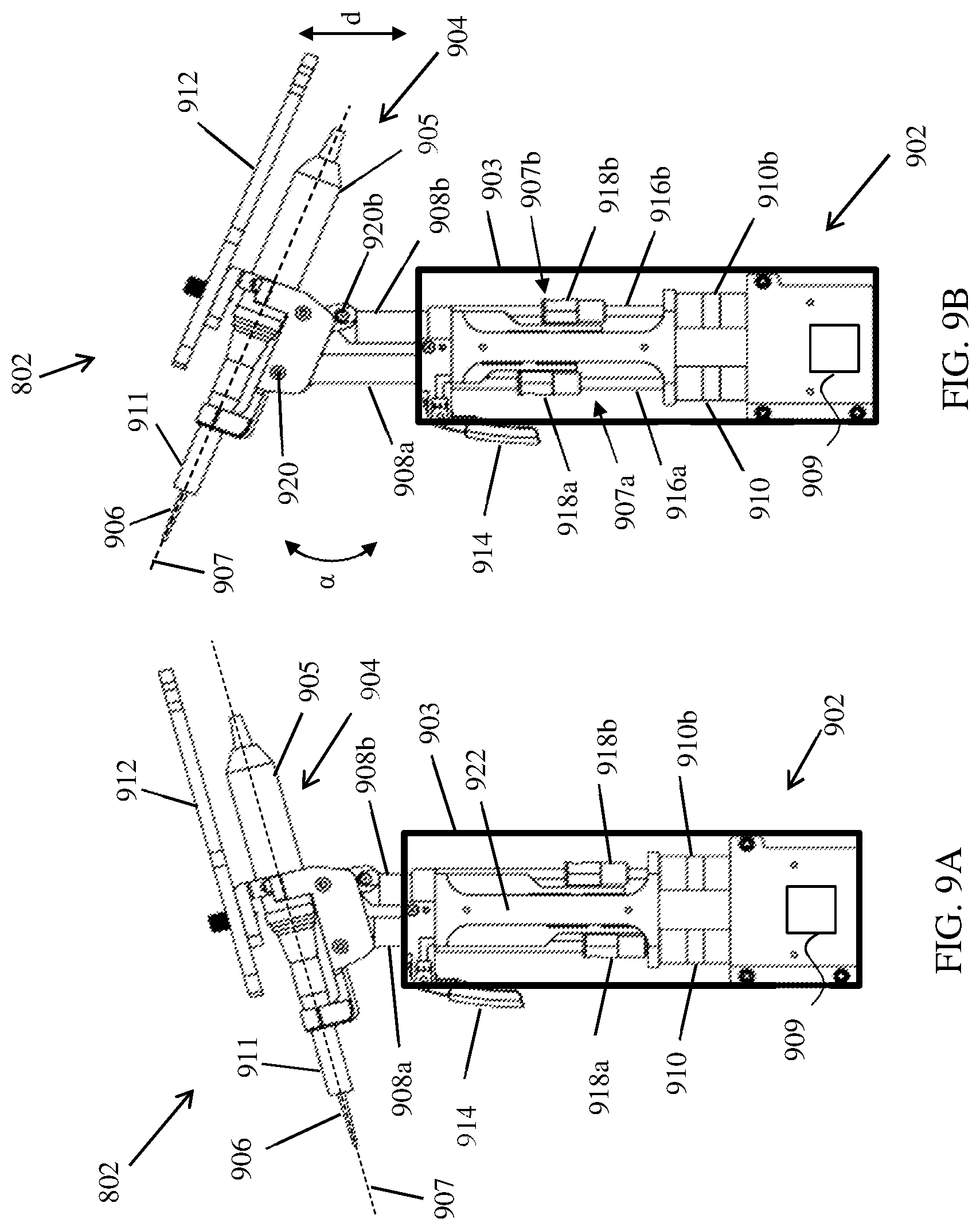 Patent US12376912 Figure 9 – Methods for locating and tracking a tool axis