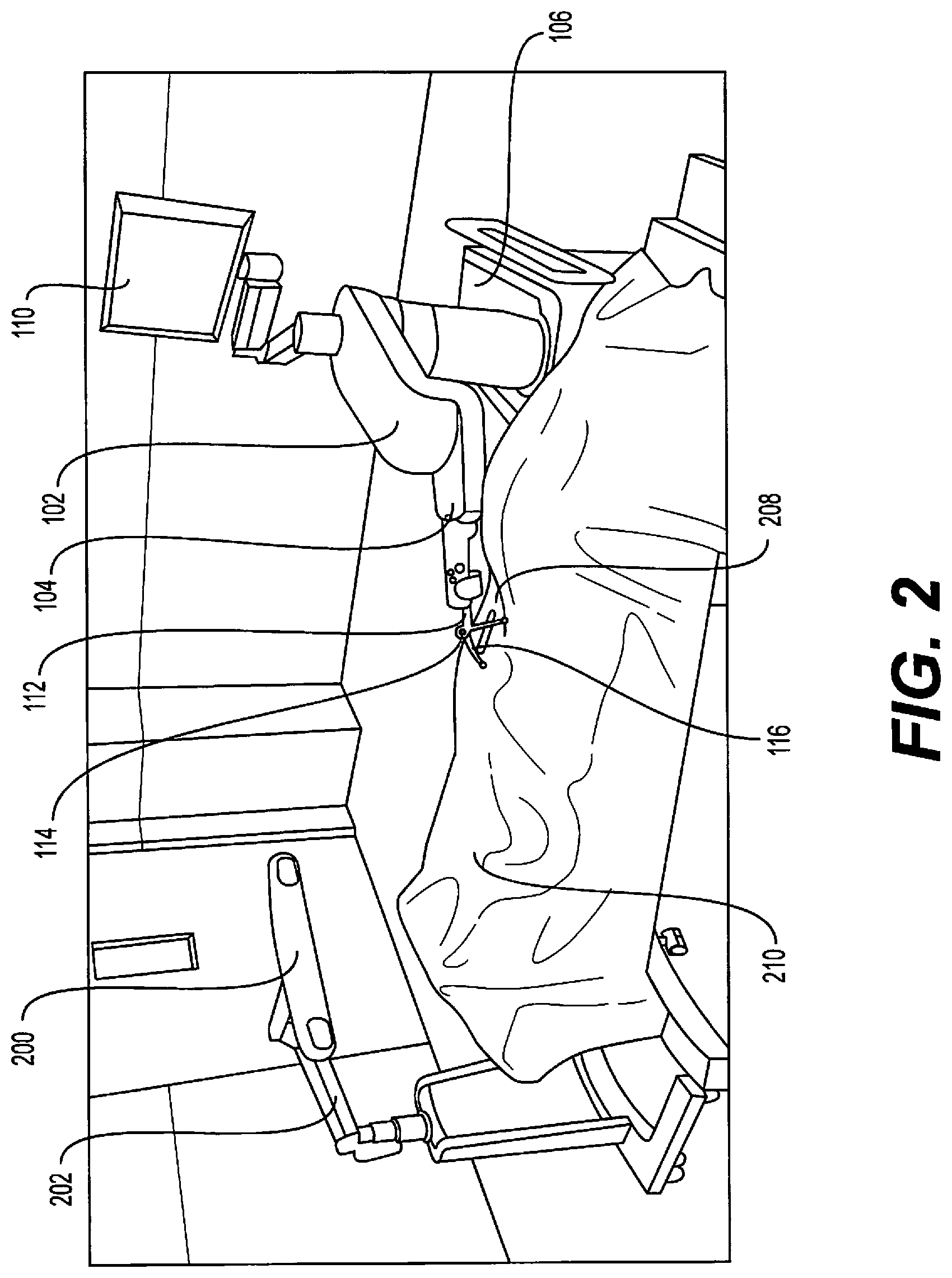 Patent US12376916 Figure 2 – System for a surveillance marker in robotic-assisted surgery