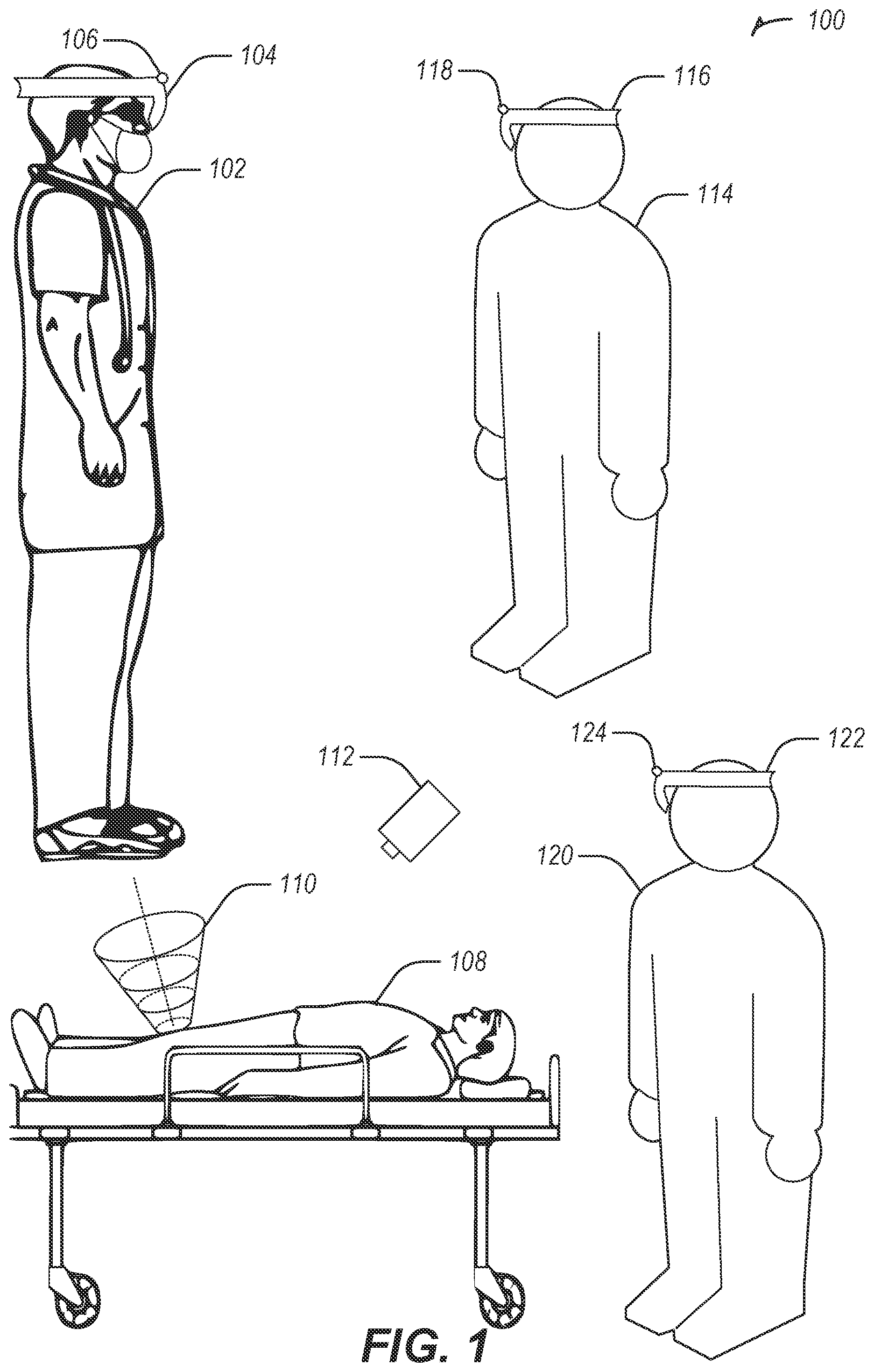 Patent US12376919 Figure 1 – Robotic device and sterilization unit for surgical instrument