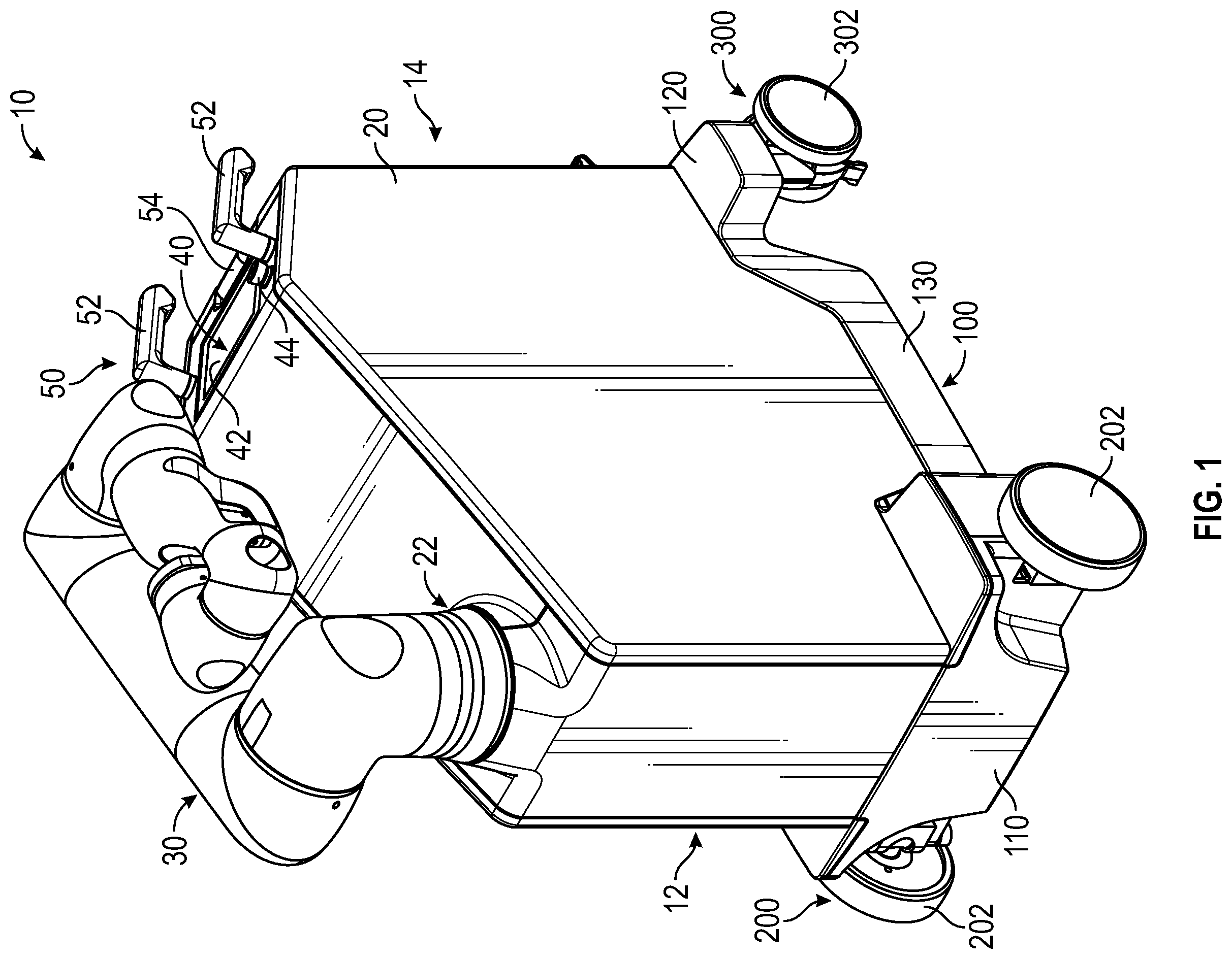 Patent US12376920 Figure 1 – Steering assembly for surgical robot