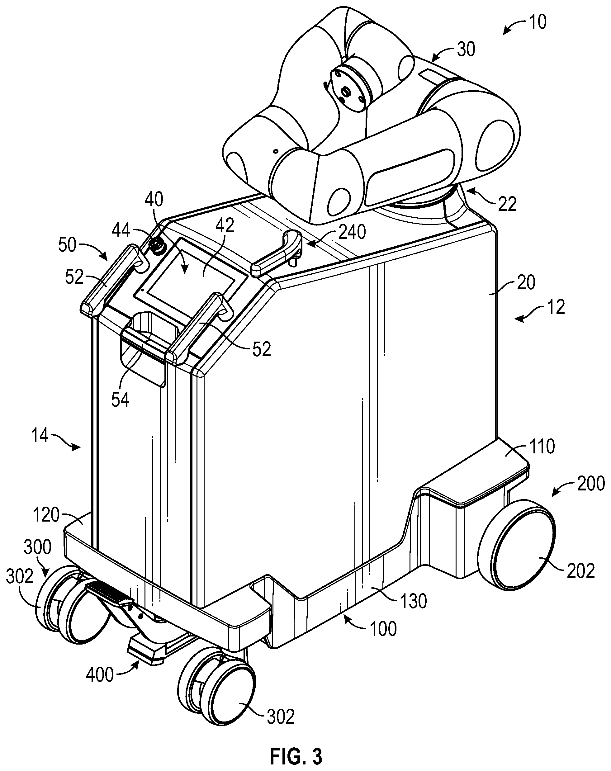 Patent US12376920 Figure 3 – Steering assembly for surgical robot