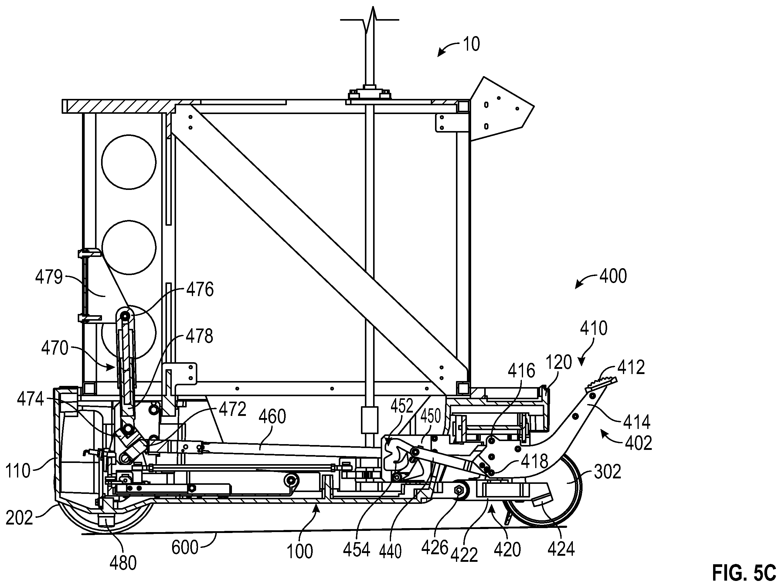 Patent US12376920 Figure 8 – Steering assembly for surgical robot