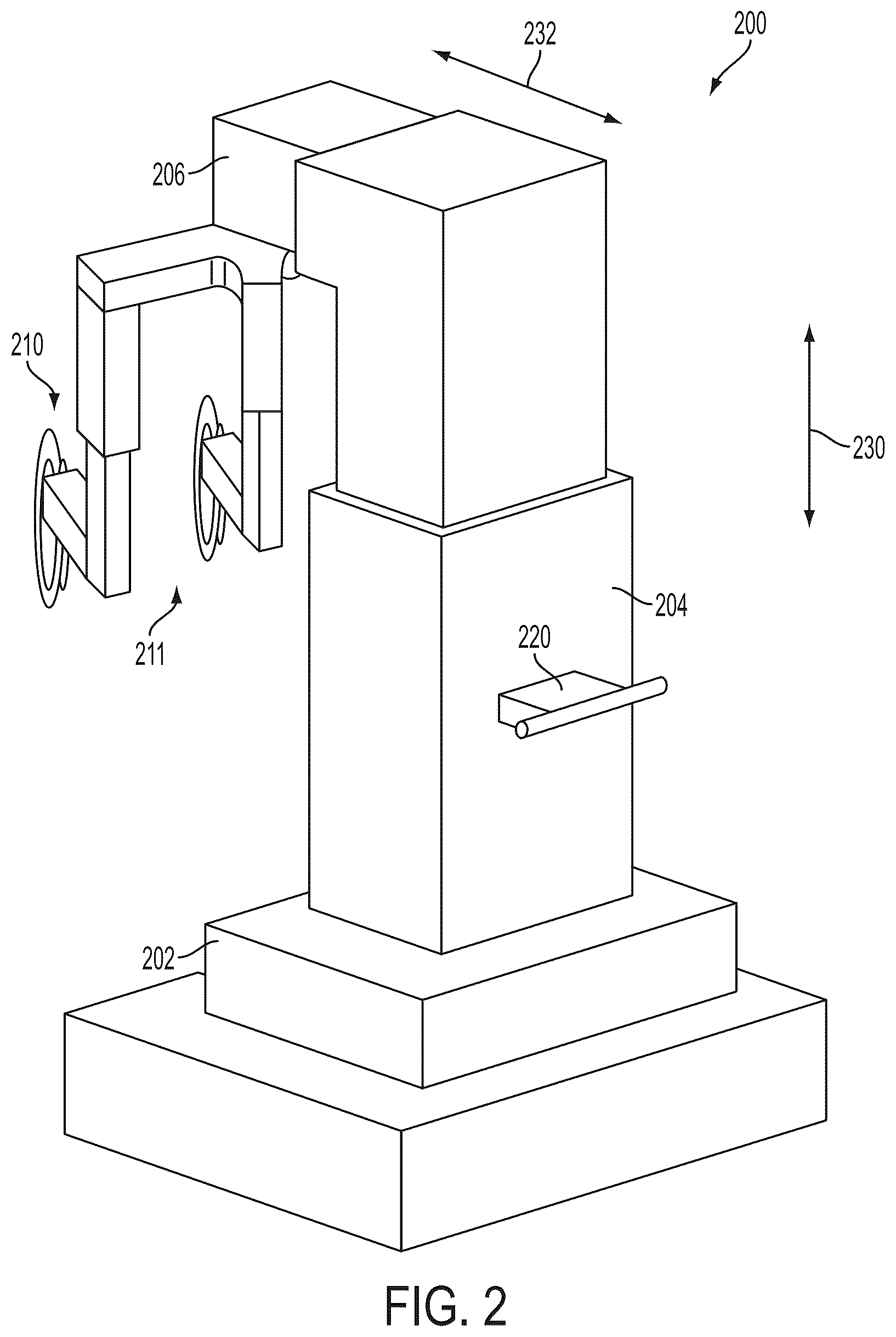 Patent US12376921 Figure 2 – Surgical system with obstacle indication system