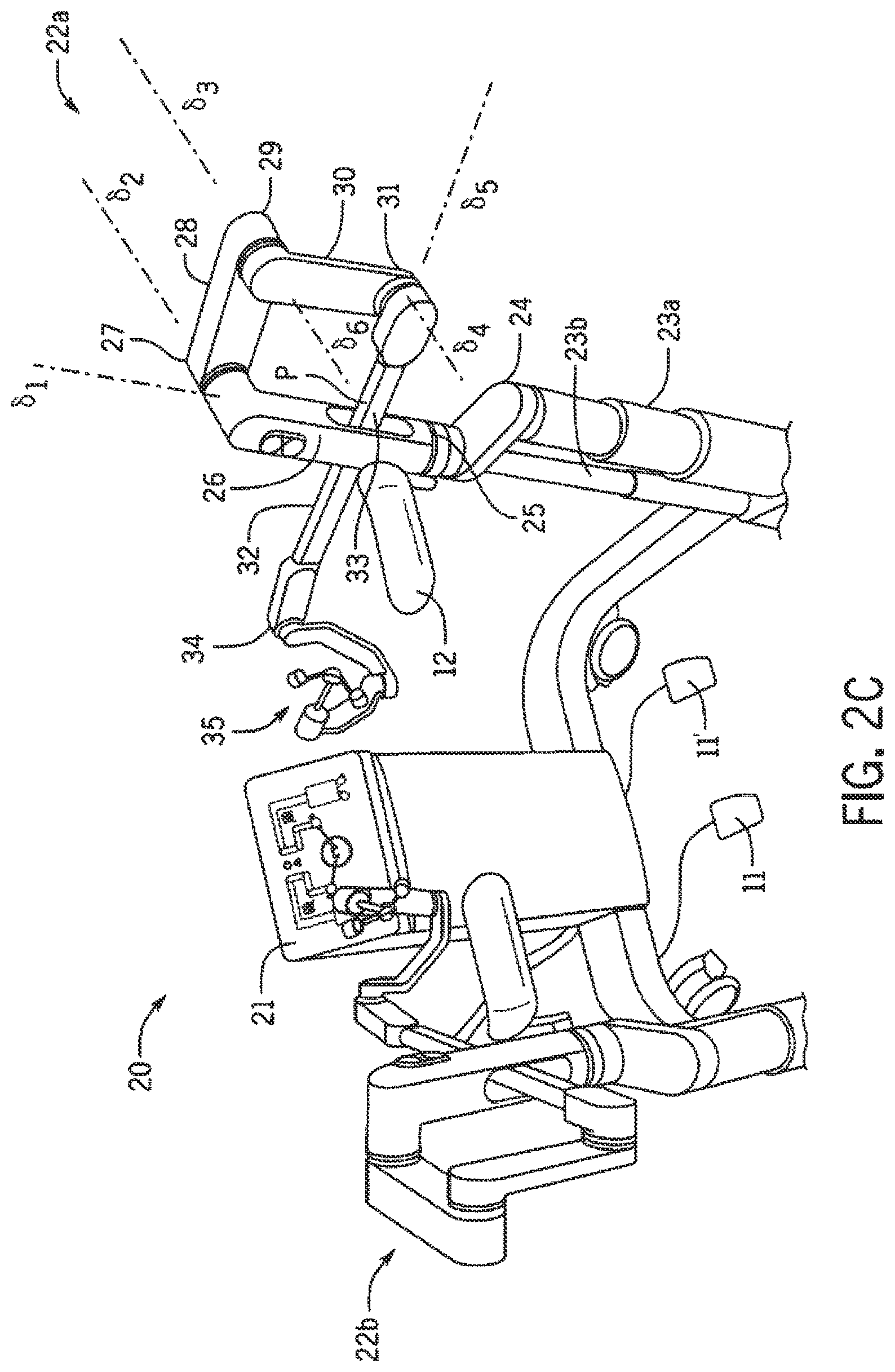 Patent US12376927 Figure 4 – Surgical robot systems comprising robotic telemanipulators and integrated laparoscopy