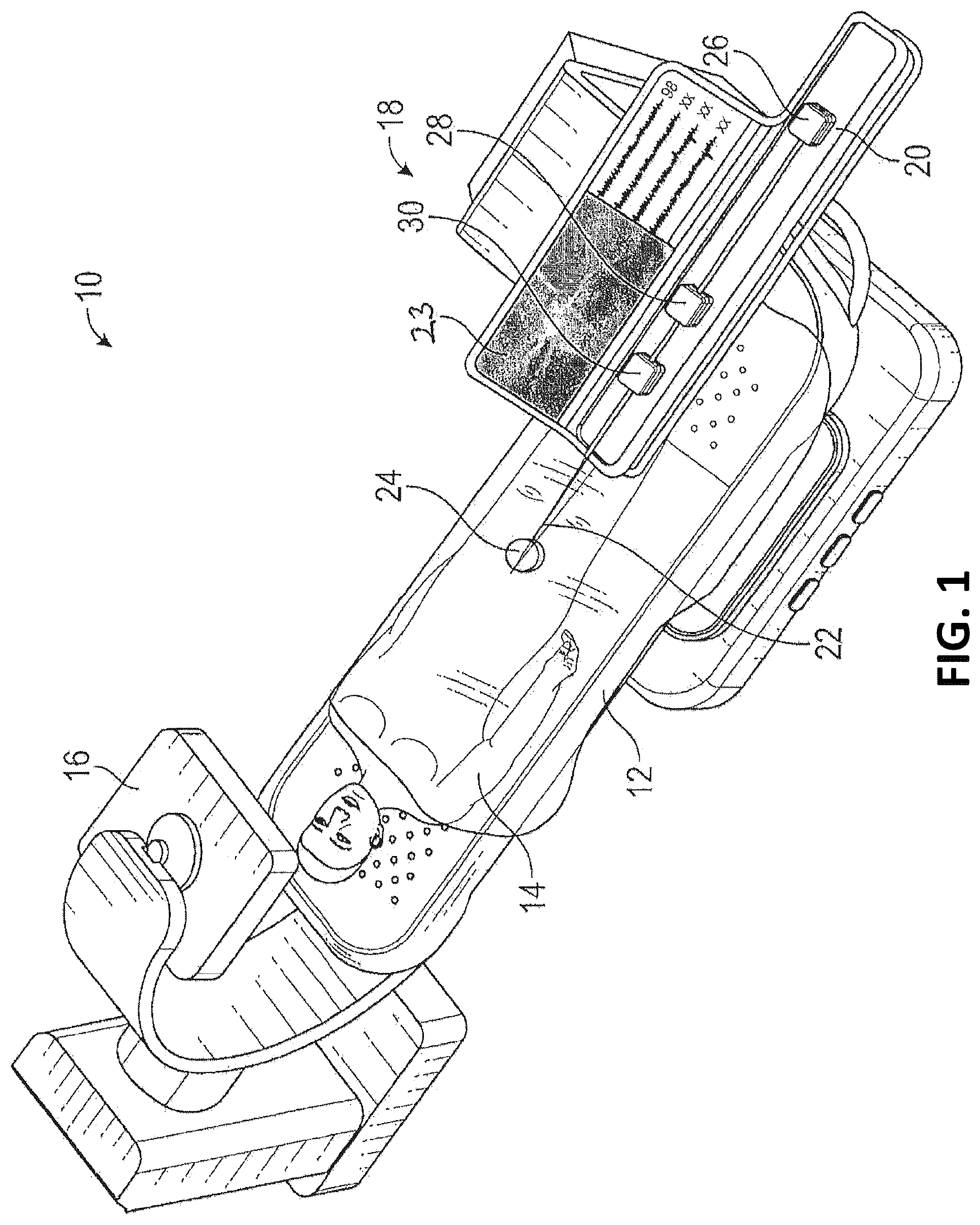 Patent US12376928 Figure 1 – Catheter drive system for supra-aortic access