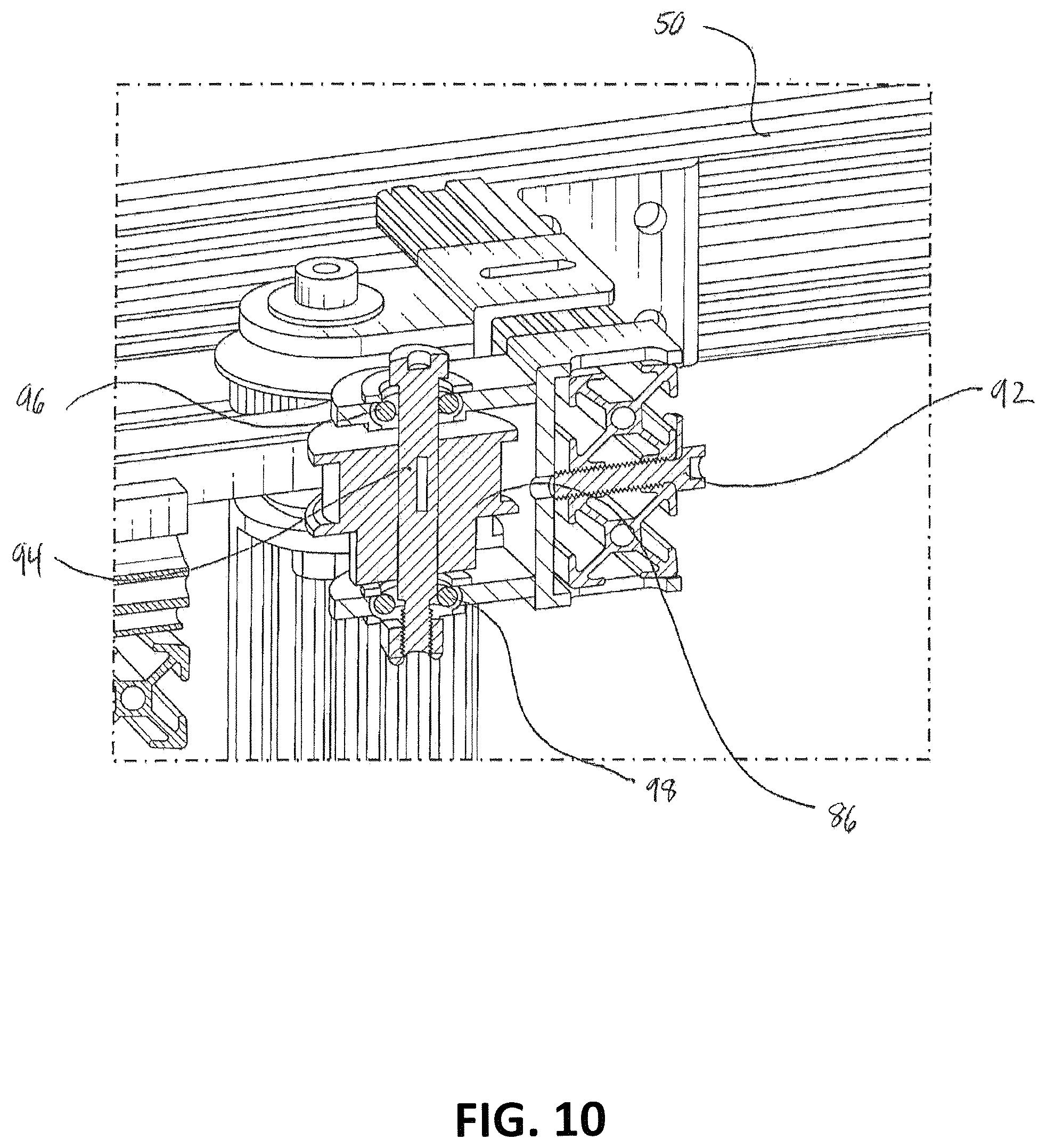 Patent US12376928 Figure 10 – Catheter drive system for supra-aortic access