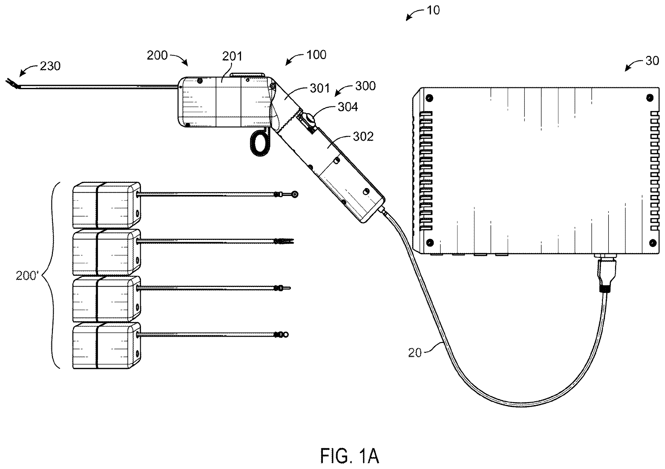 Patent US12376930 — Handheld surgical systems with interchangeable dexterous end-effectors — Figure 1