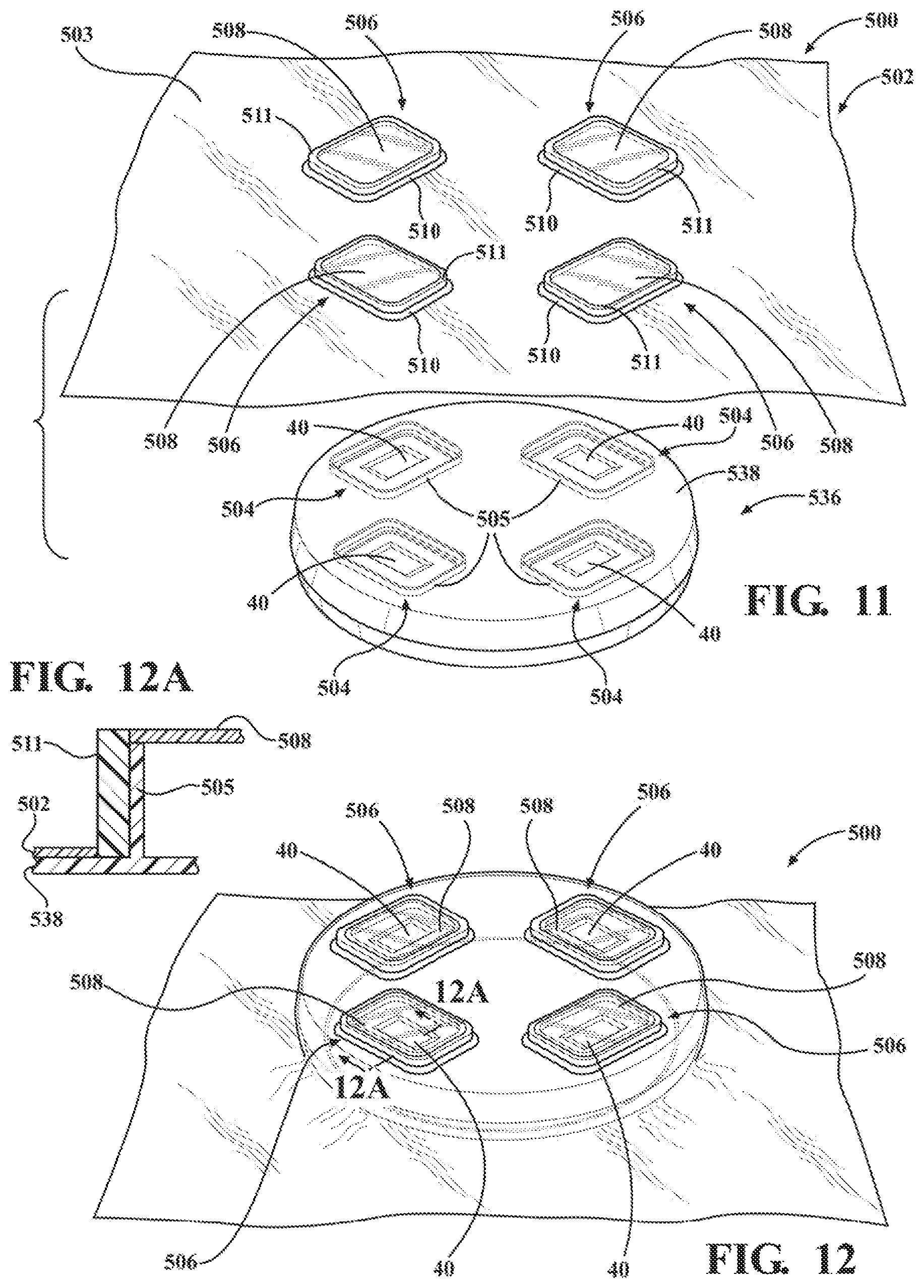 Patent US12376931 Figure 7 – Assembly for positioning a sterile surgical drape relative to optical position sensors