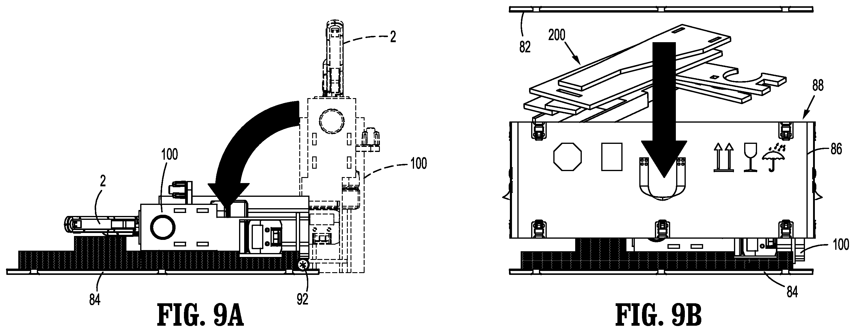 Patent US12376934 Figure 9 – Surgical robotic arm storage assemblies and methods of replacing surgical robotic arms using the storage assemblies