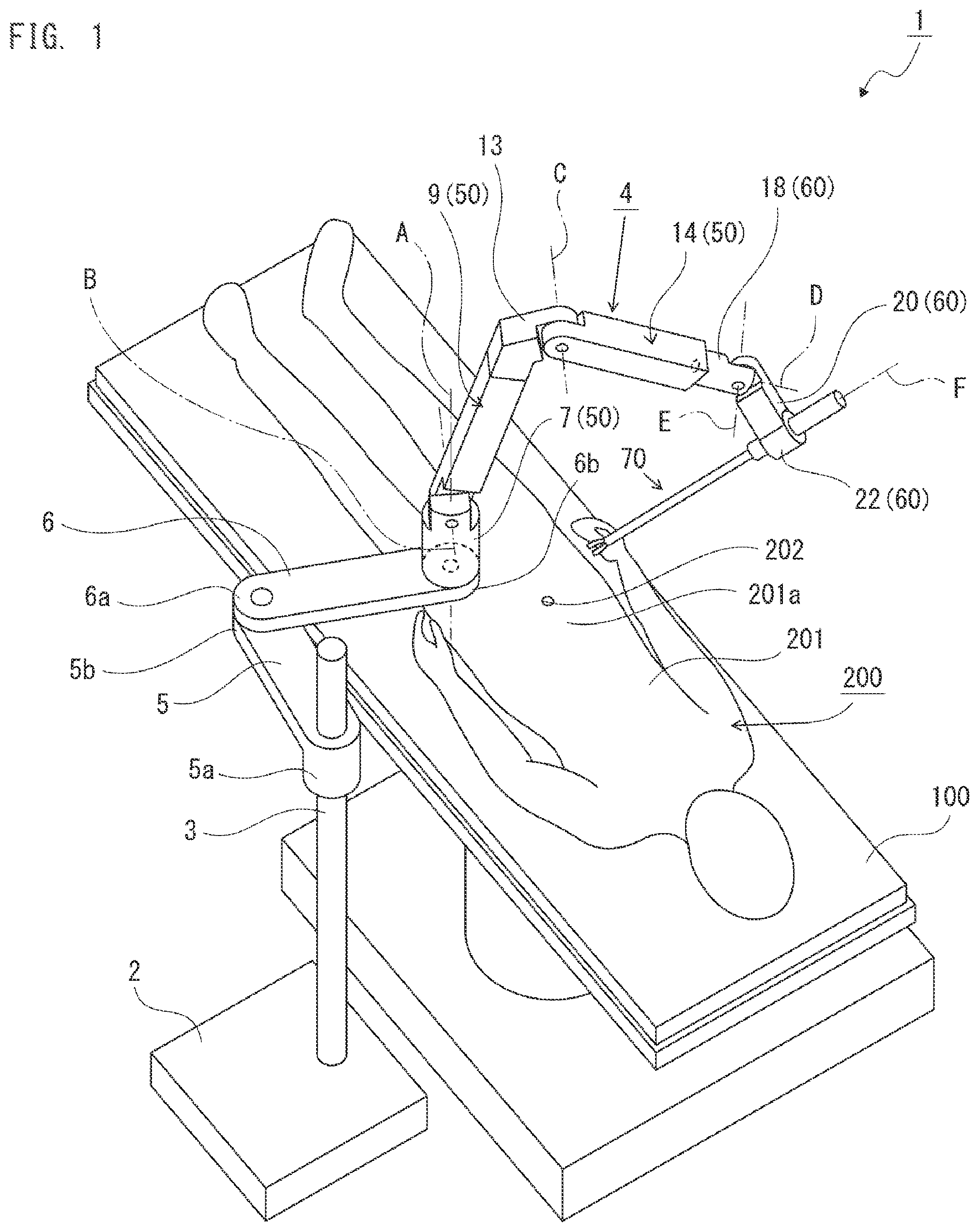 Patent US12376935 Figure 1 – Surgery-assisting device