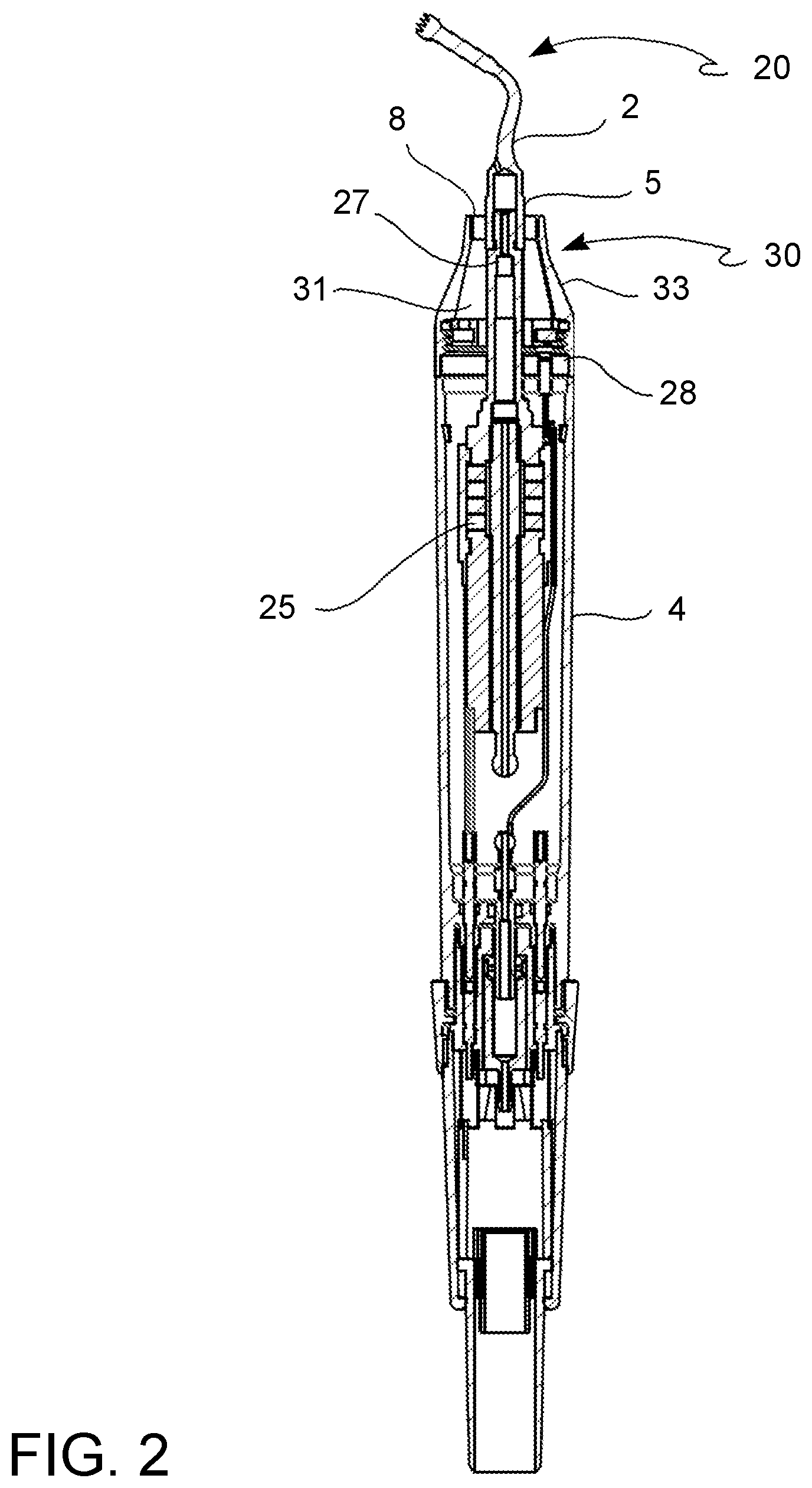 Patent US12376941 Figure 2 – Insert assembly with radiofrequency identifier for medical device