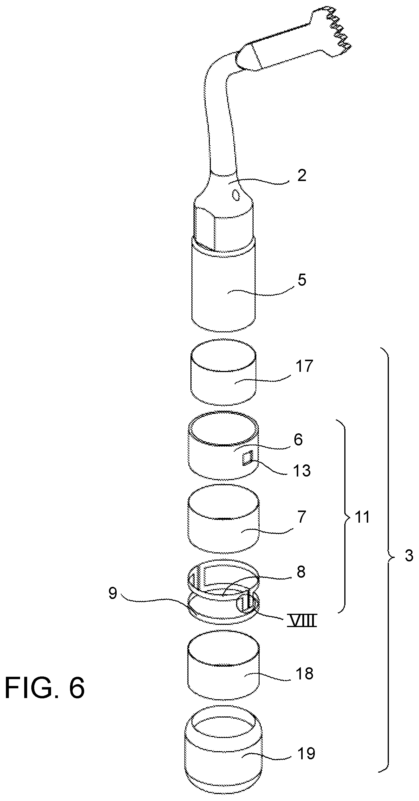 Patent US12376941 Figure 5 – Insert assembly with radiofrequency identifier for medical device