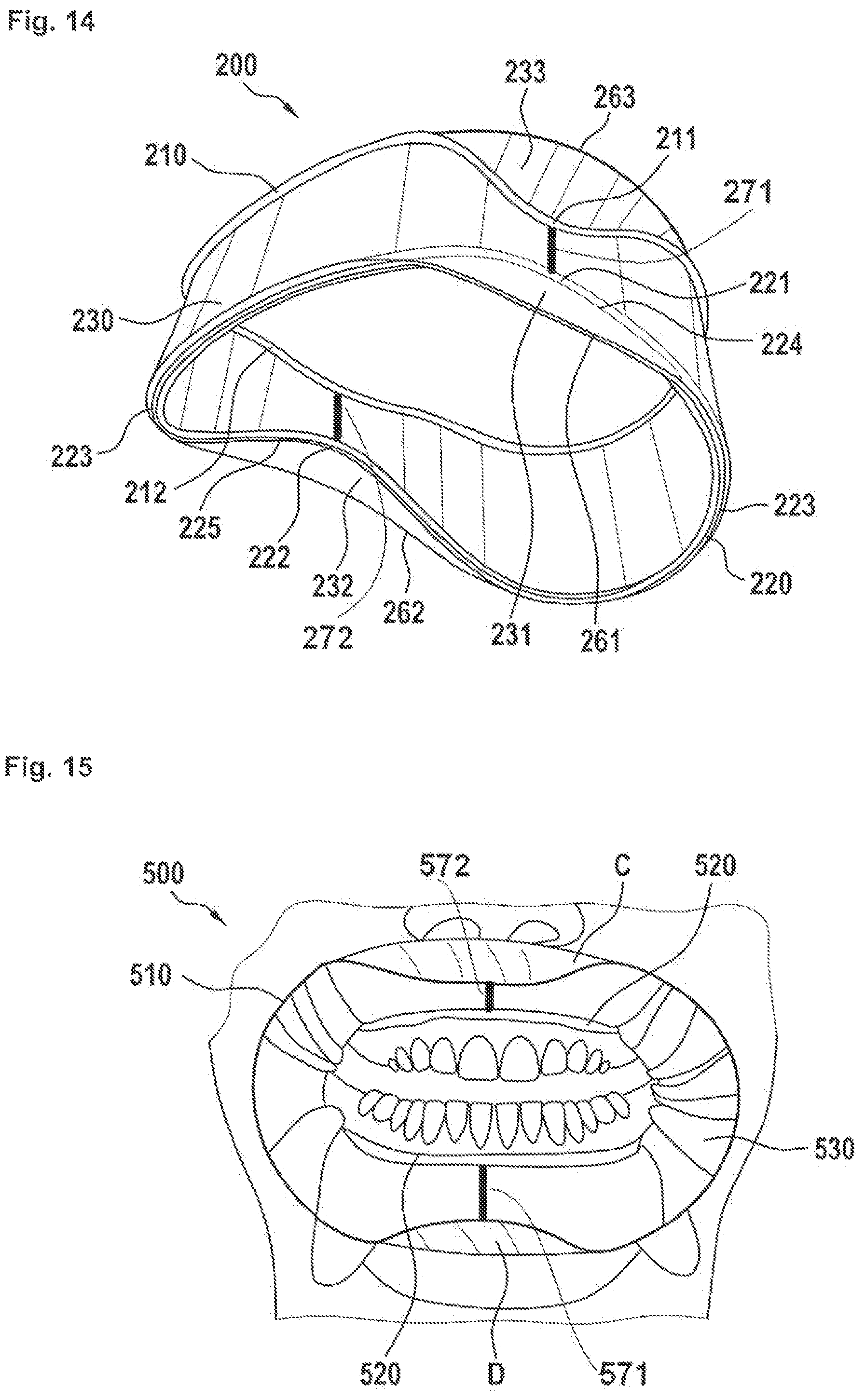 Patent US12376942 Figure 8 – Lip and cheek extender