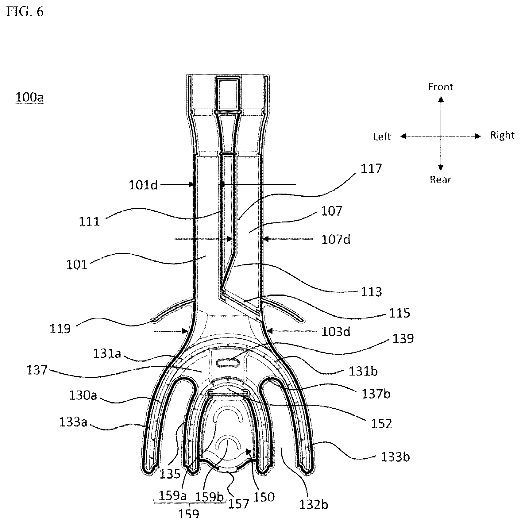 Patent US12376947 Figure 5 – Oral cavity cleaner for automatically sucking contaminated water for washing oral cavity
