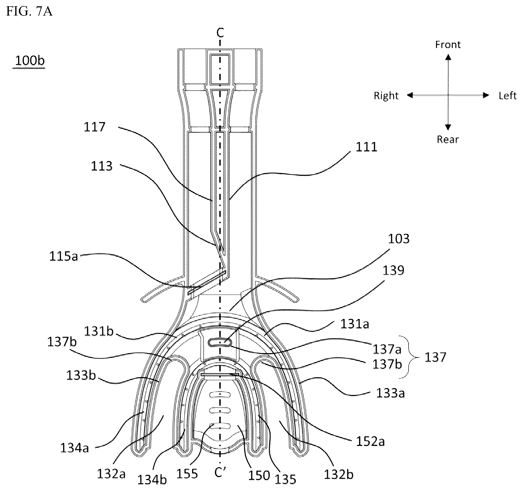 Patent US12376947 Figure 6 – Oral cavity cleaner for automatically sucking contaminated water for washing oral cavity