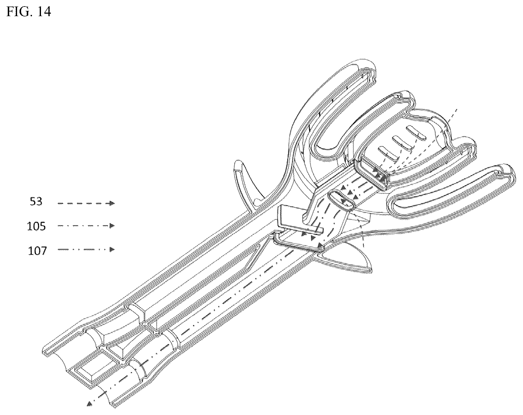 Patent US12376947 Figure 14 – Oral cavity cleaner for automatically sucking contaminated water for washing oral cavity