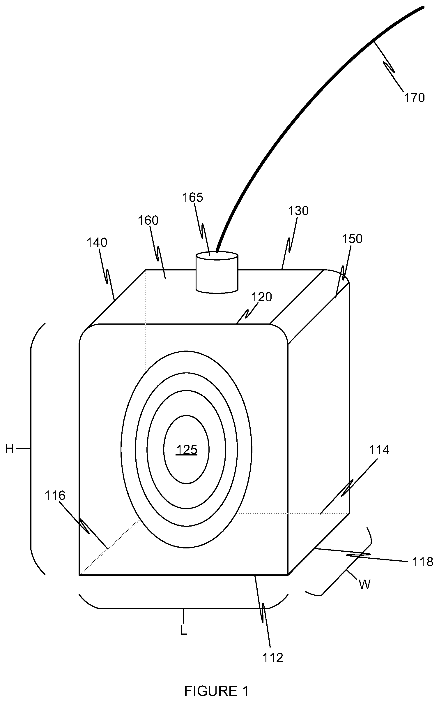Patent US12376948 Figure 1 – Ultrasonic cleaning device